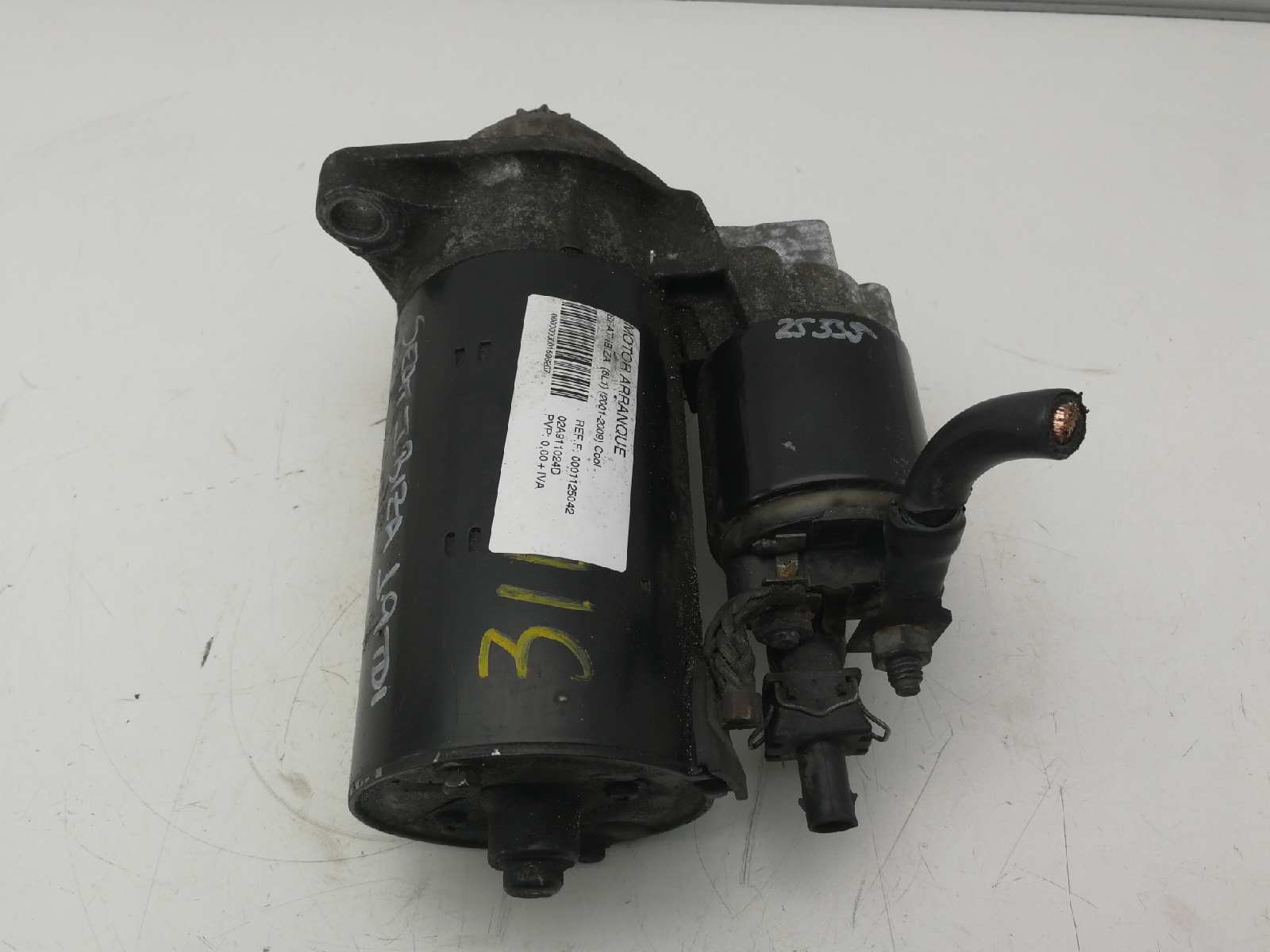 SEAT Cordoba 2 generation (1999-2009) Starter Motor 0001125042,02A911024D 20543884