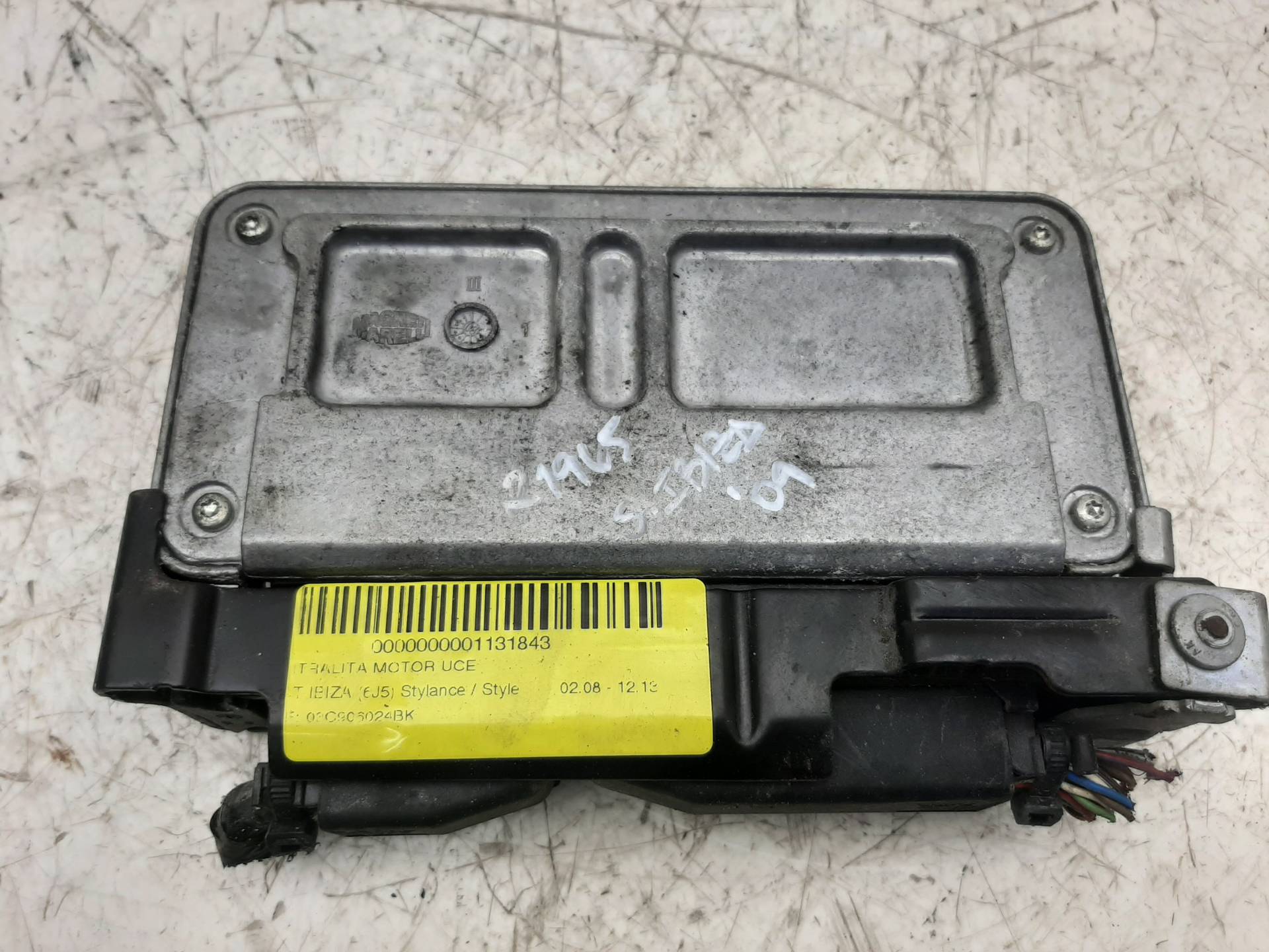 SEAT Ibiza 4 generation (2008-2017) Engine Control Unit ECU 03C906024BK 18420991