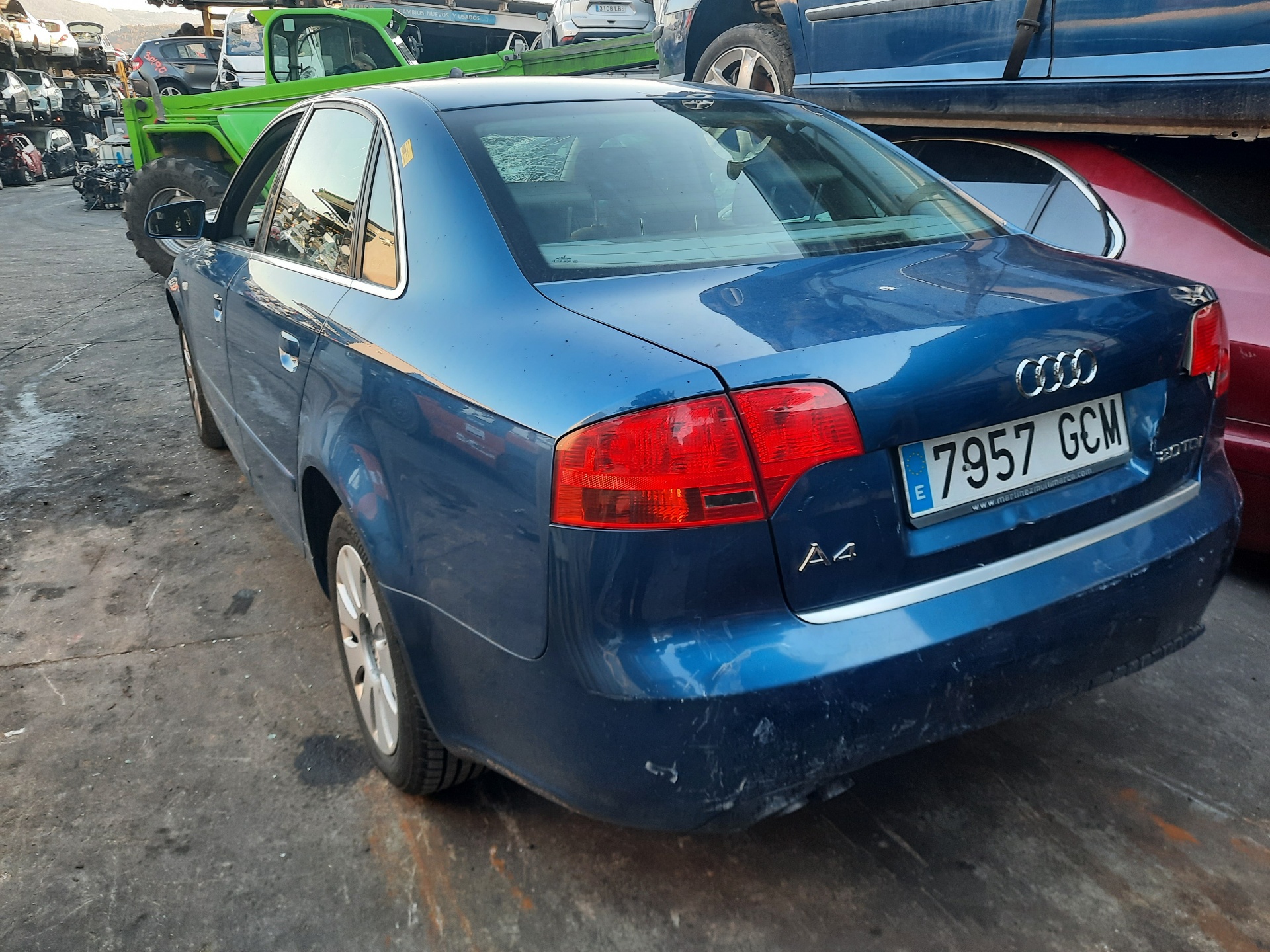 AUDI A4 B7/8E (2004-2008) Venstre sidespeil 8E1858532AA 18634801