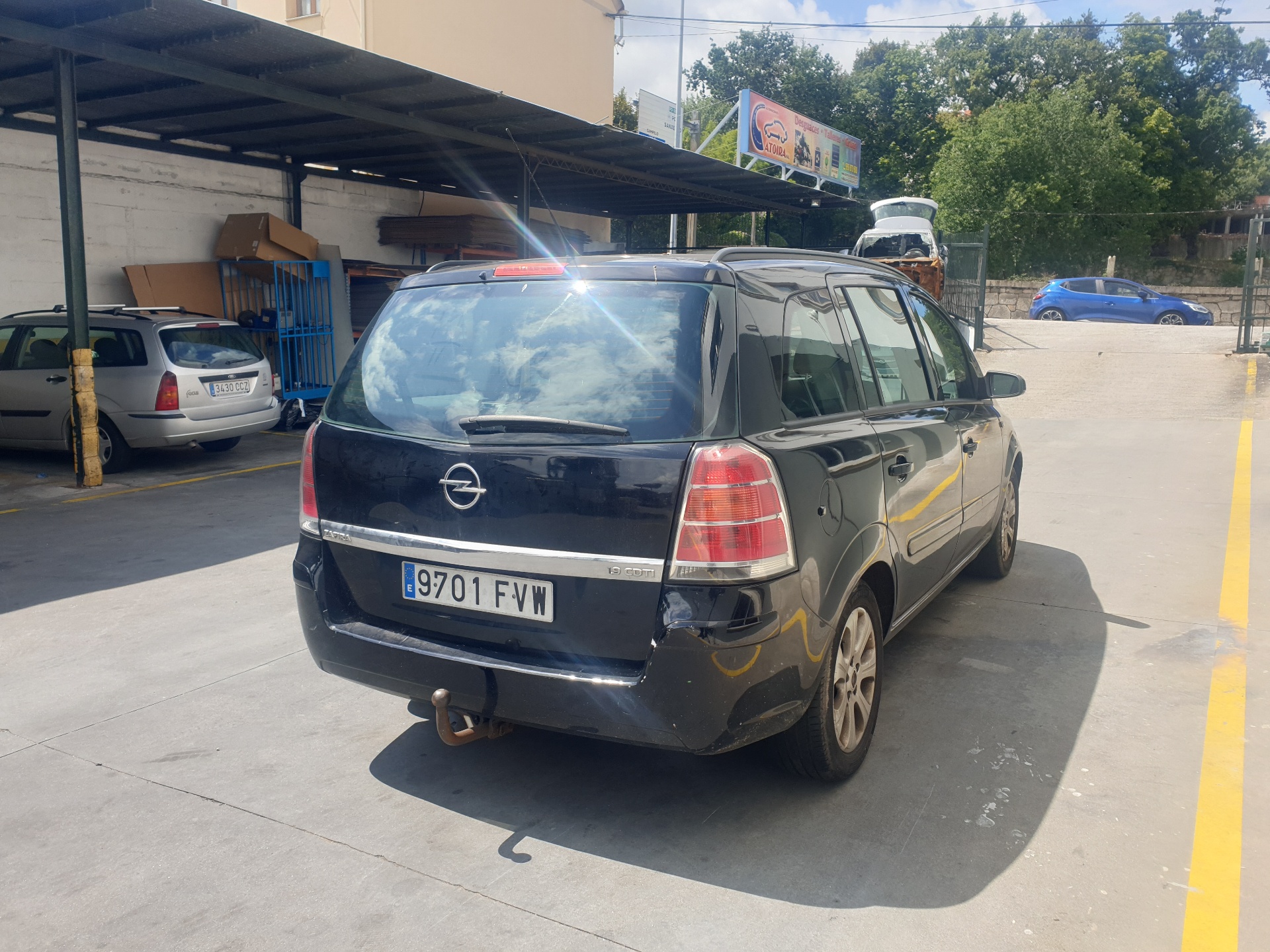 OPEL Zafira B (2005-2010) Priekinių kairių durų stiklo pakelėjas 994886101 22504668