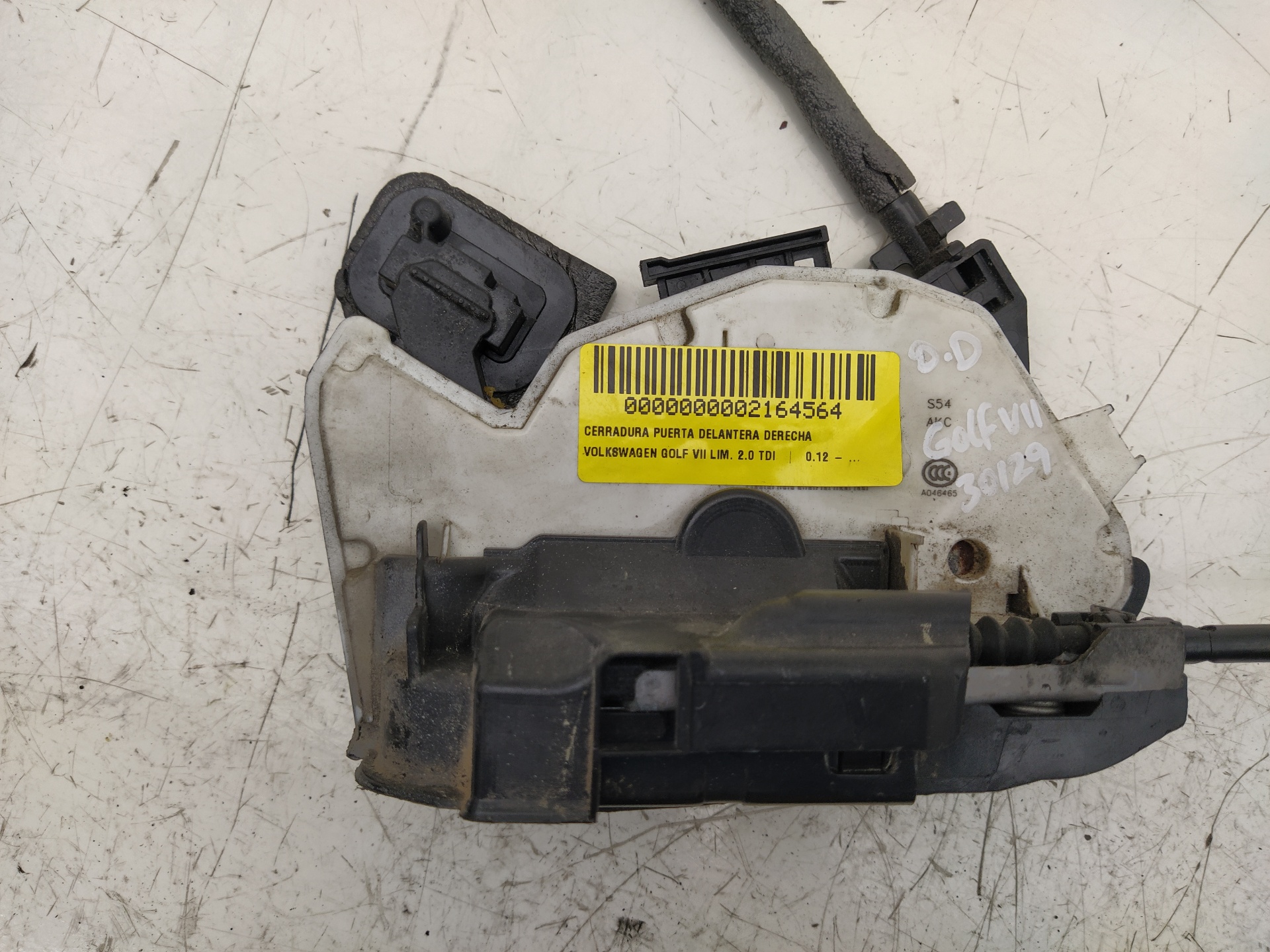 VOLKSWAGEN Golf 7 generation (2012-2024) Front Right Door Lock 5K1837016J 18639841