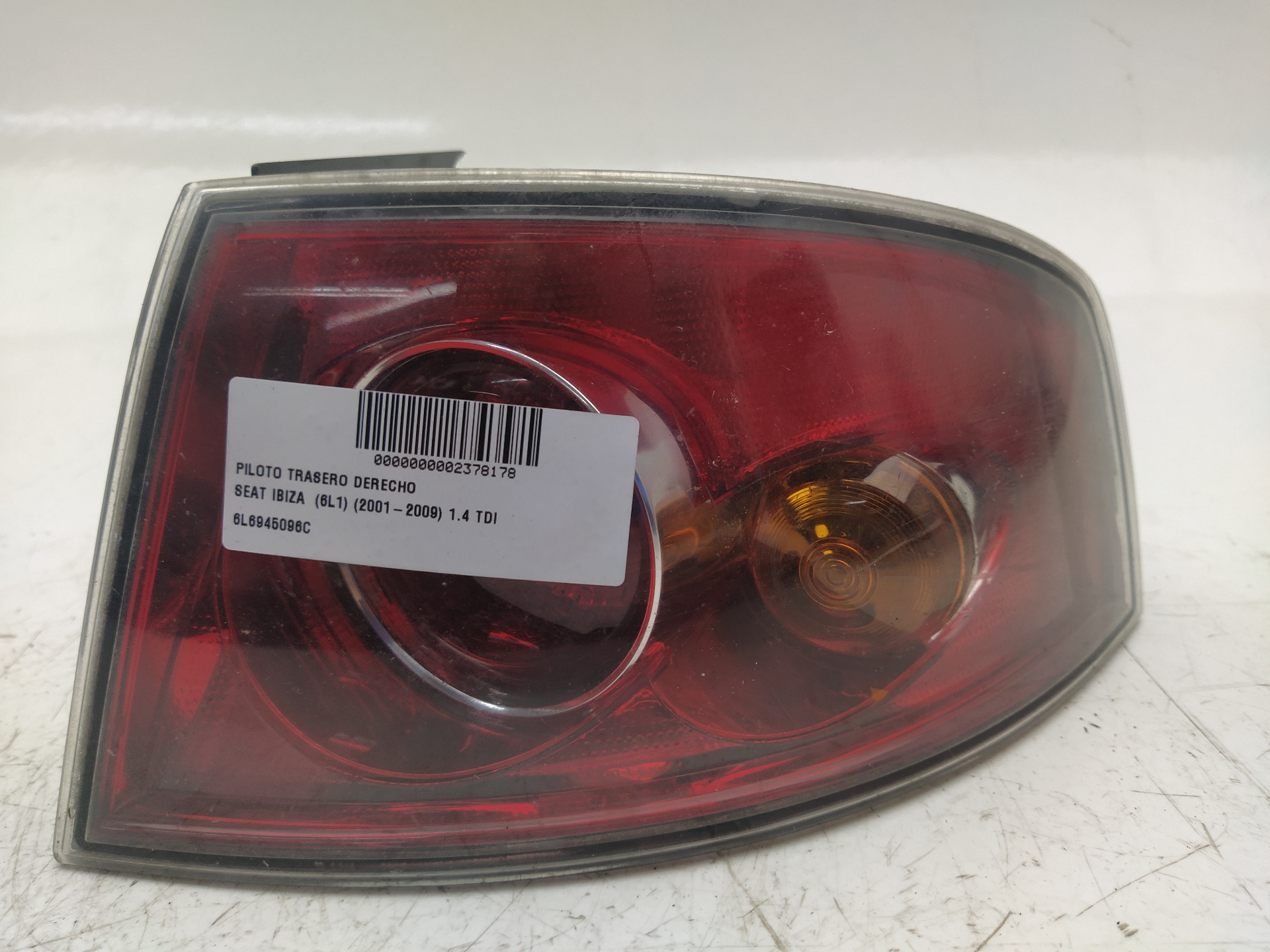 SEAT Ibiza 3 generation (2002-2008) Rear Right Taillight Lamp 6L6945096C 24599137
