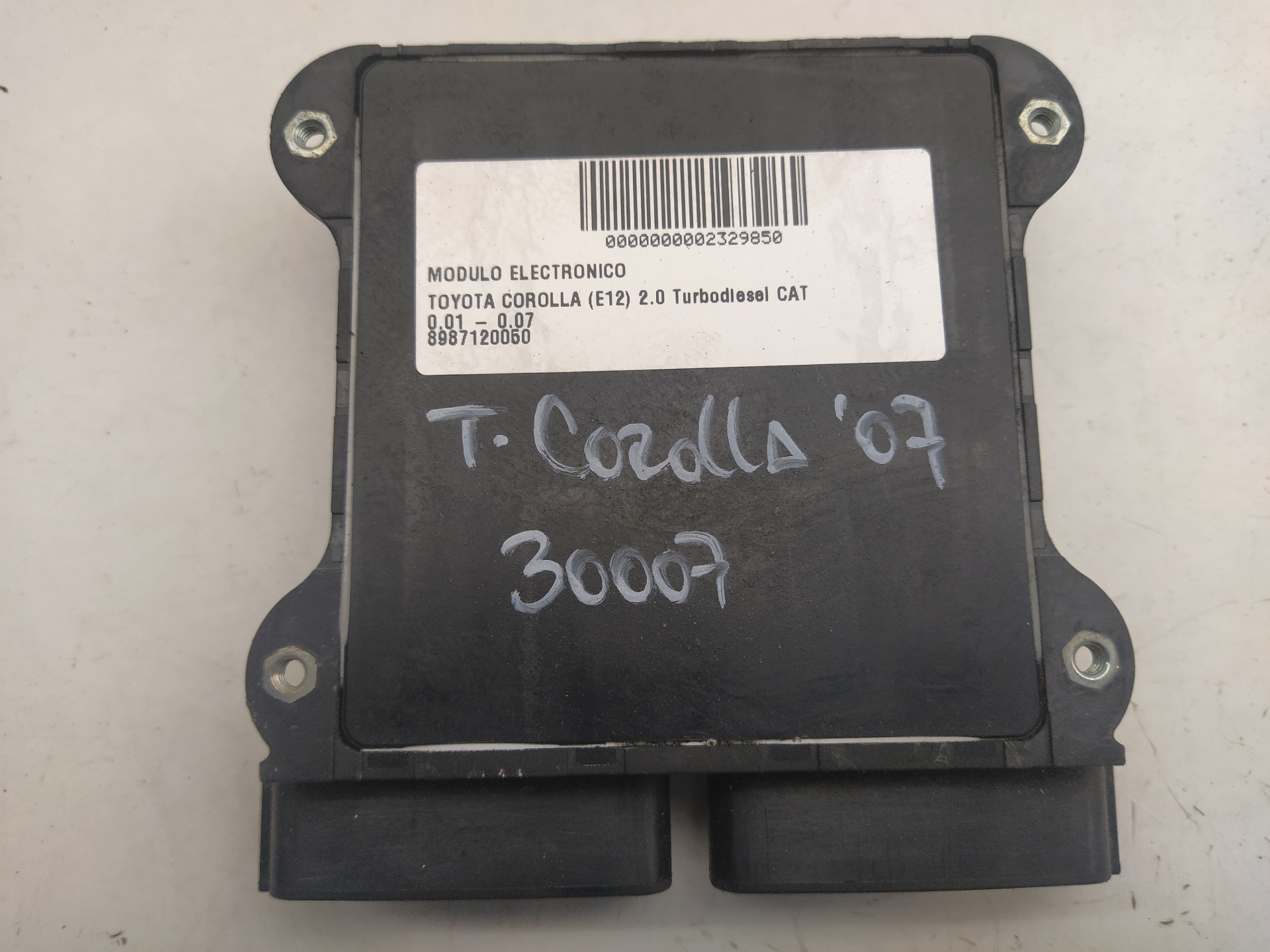 TOYOTA Corolla E120 (2000-2008) Other Control Units 8987120050 22628456