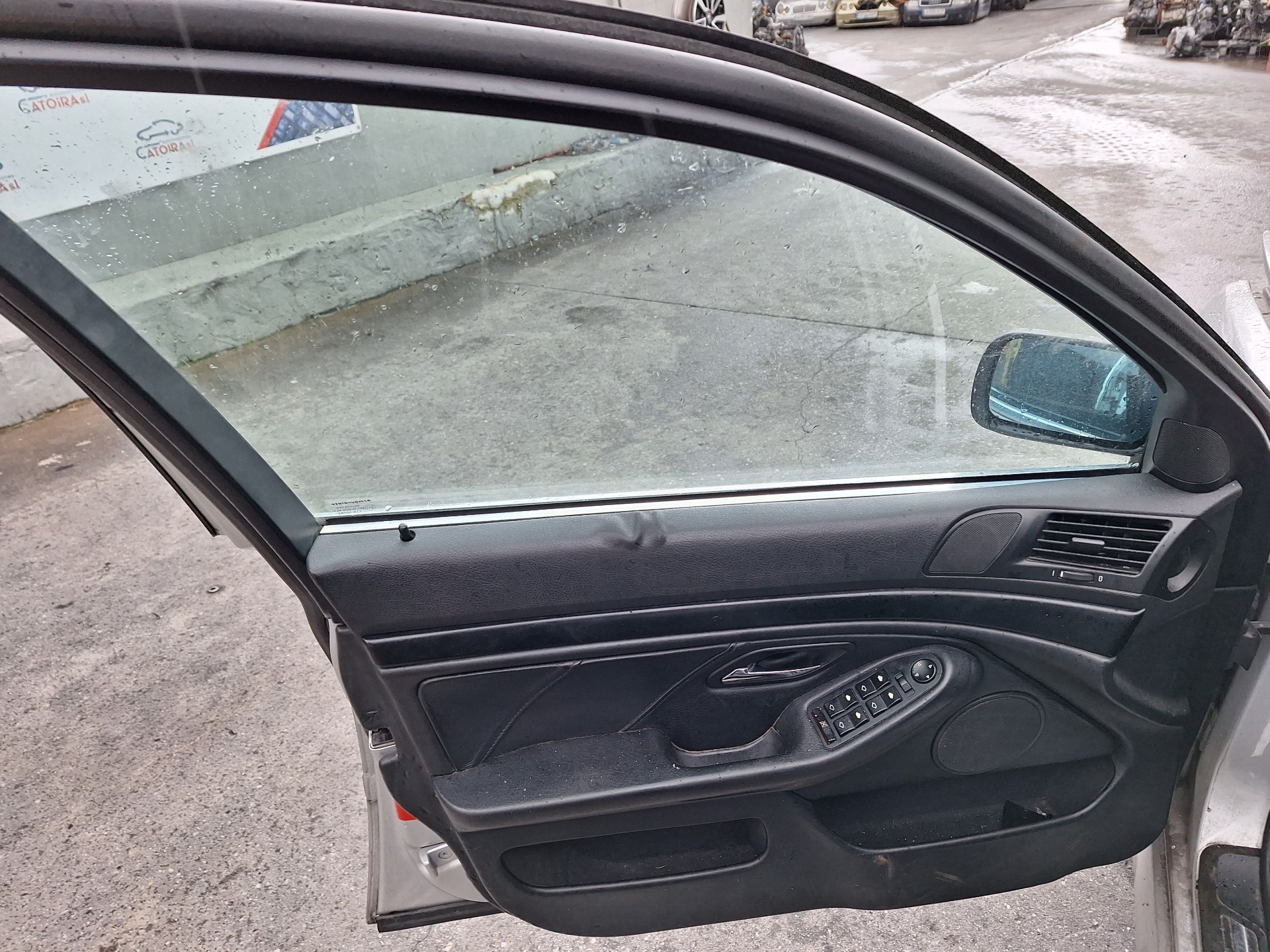 BMW 5 Series E39 (1995-2004) Priekinių kairių durų stiklo pakelėjas 51338252393 24029366