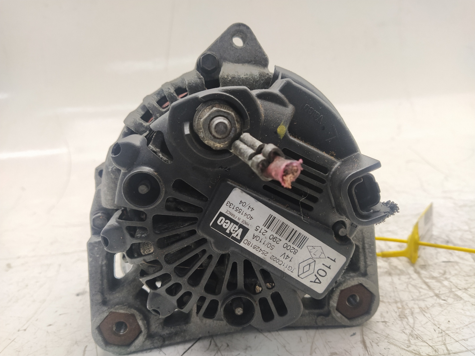 RENAULT Megane 2 generation (2002-2012) Alternator 8200290215 25612316