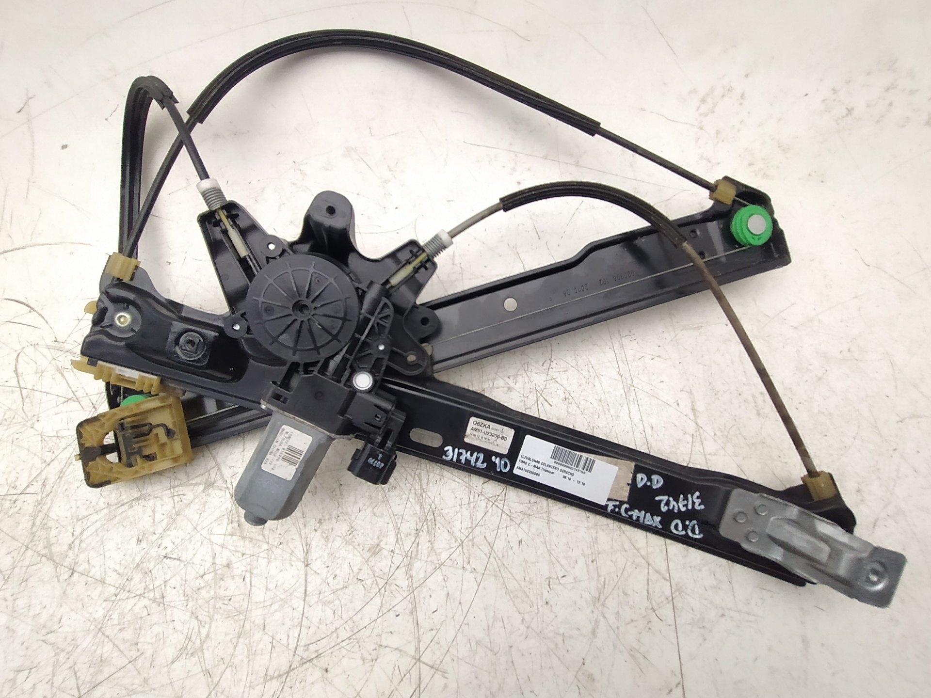 FORD C-Max 2 generation (2010-2019) Front Right Door Window Regulator AM51U23200BD,100722,918956102 23075137