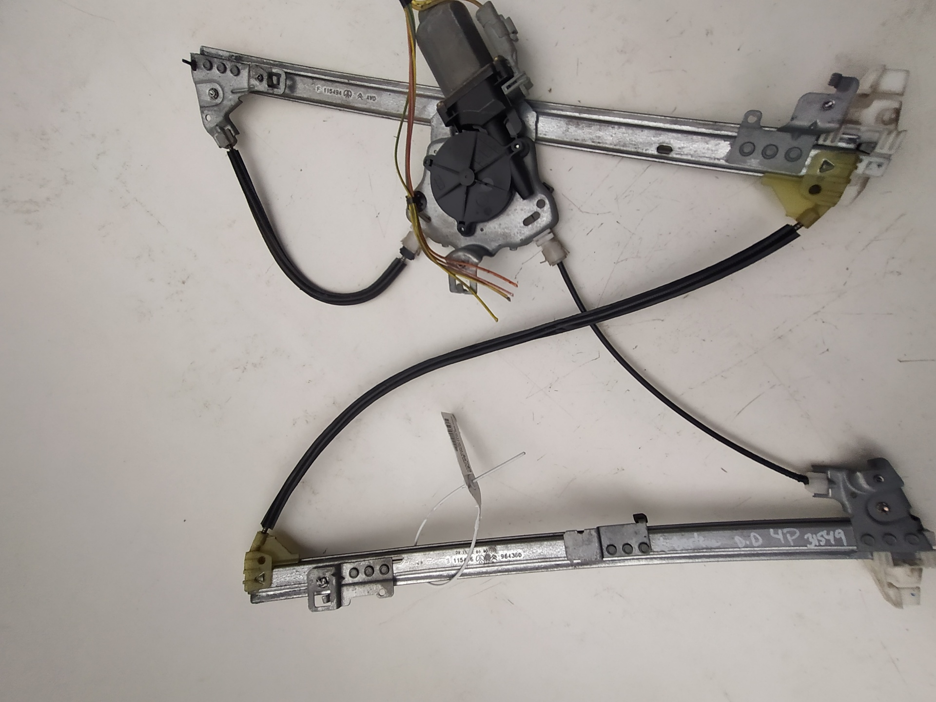 SUBARU Xsara 1 generation (1997-2004) Front Right Door Window Regulator 400679T3 22548177