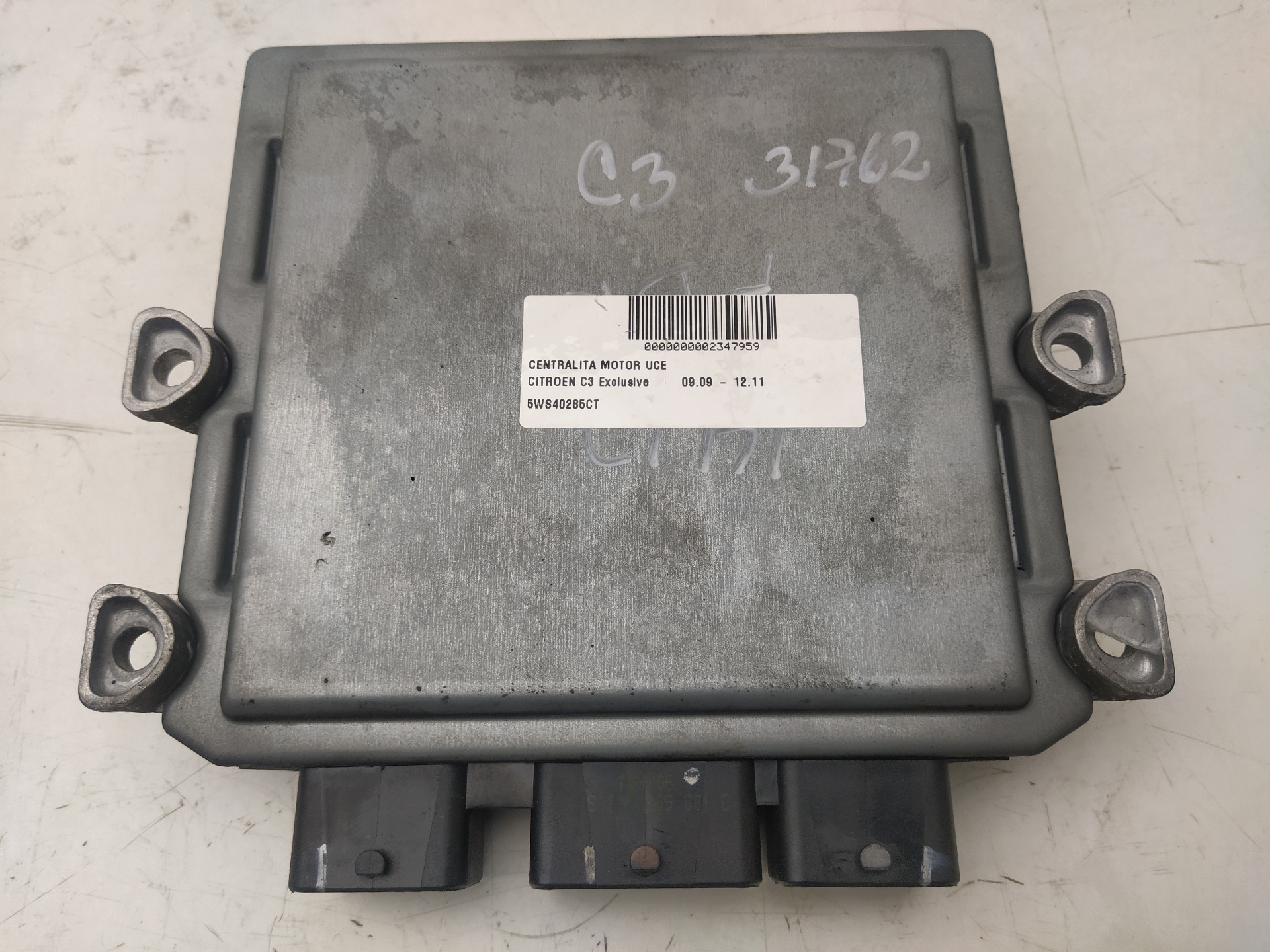 CITROËN C3 1 generation (2002-2010) Motorkontrollenhet ECU 5WS40285CT,SW9660300280 23102825