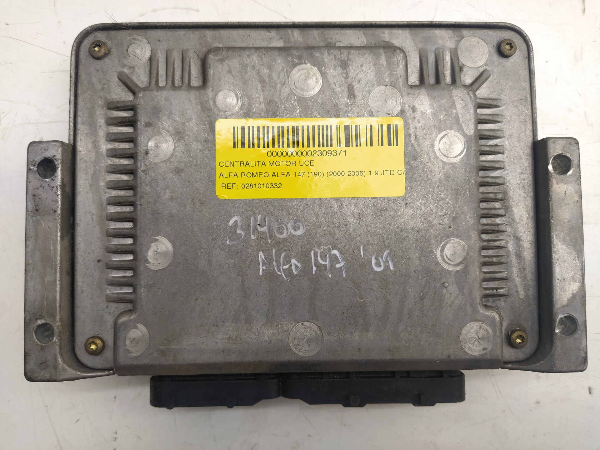 NISSAN 147 2 generation (2004-2010) Engine Control Unit ECU 0281010332, 93741WAA 21813793