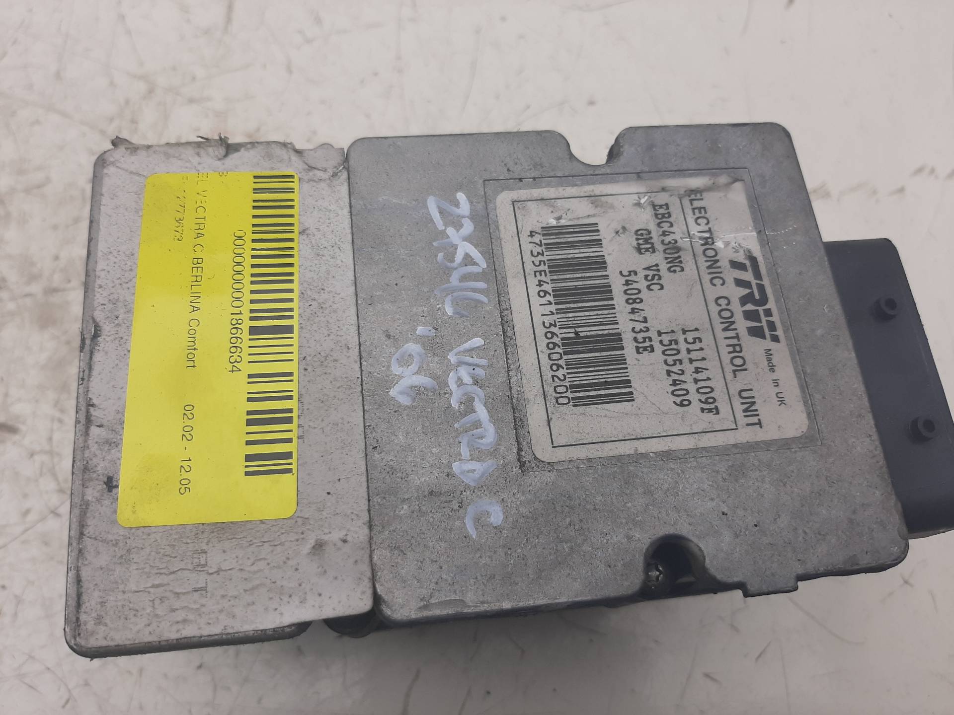 DODGE Vectra C (2002-2005) ABS pumpe 12773673,15052409 18548163