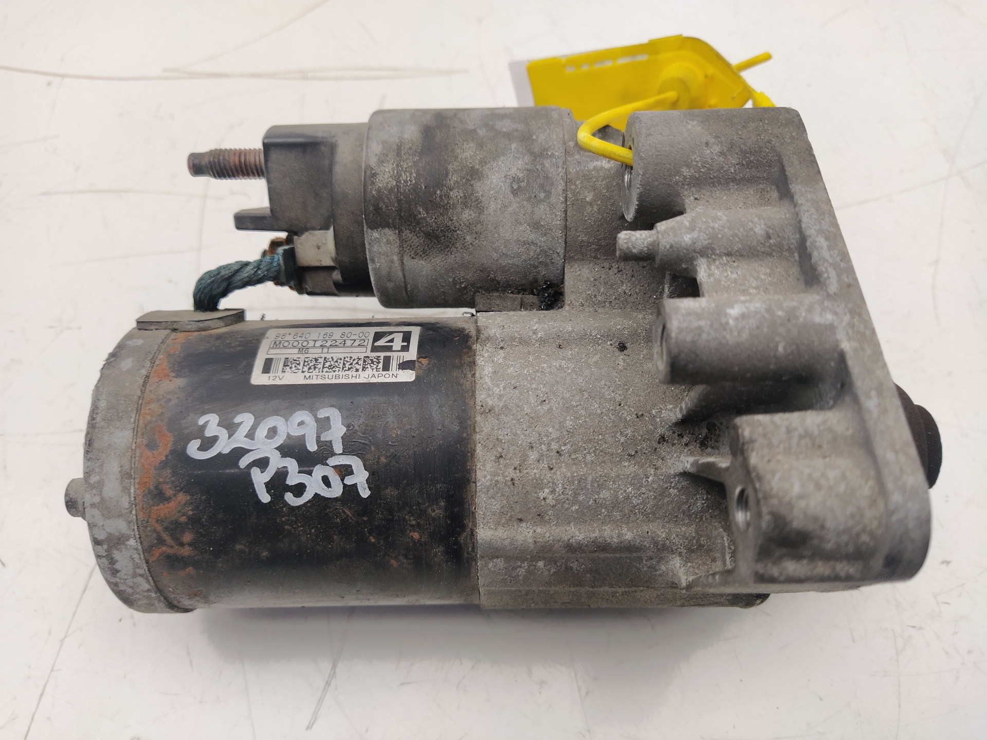 PEUGEOT 307 1 generation (2001-2008) Starter Motor 966401698000 25044603