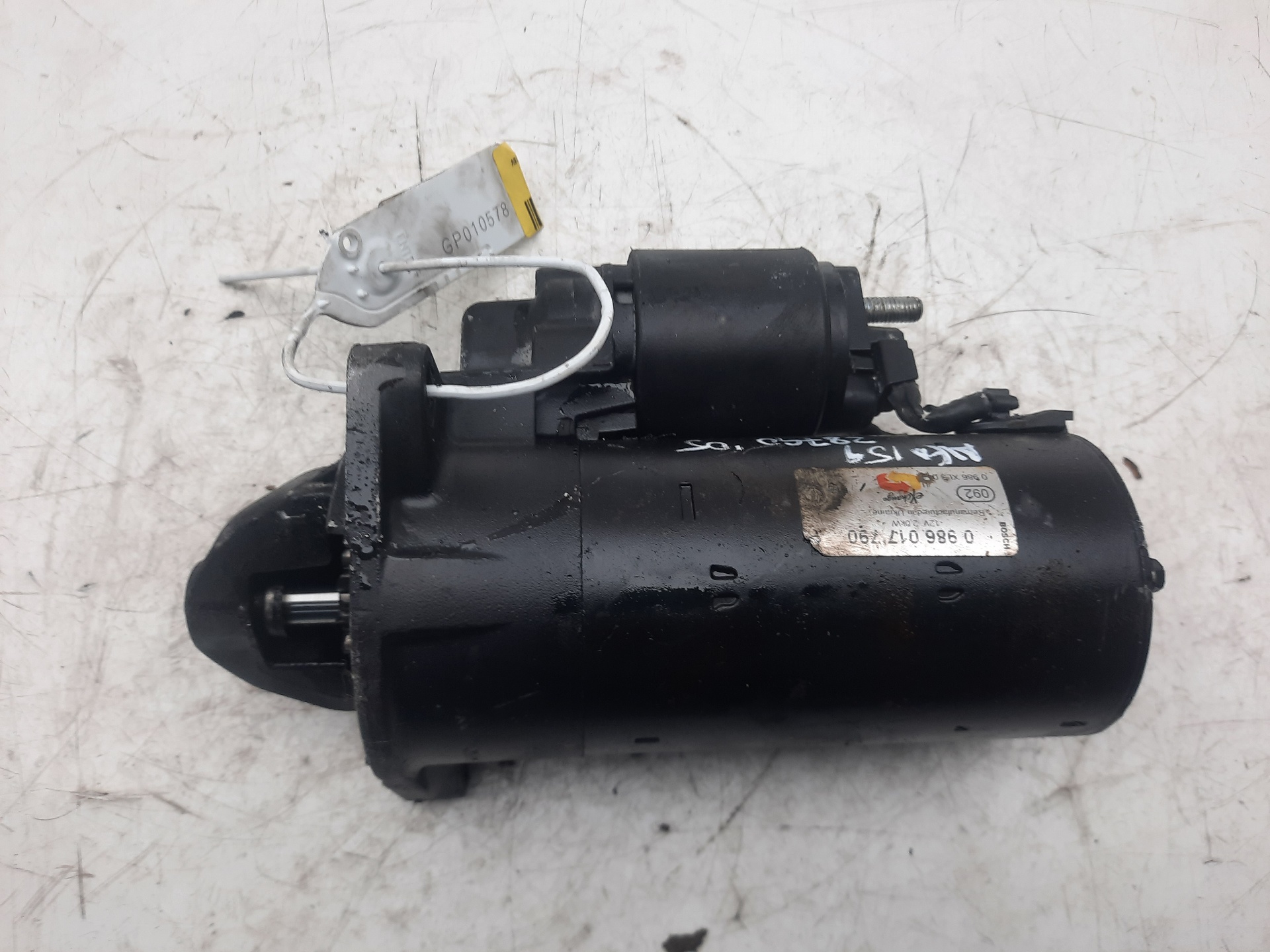 ALFA ROMEO 159 1 generation (2005-2011) Starter Motor 0986017790 18575627