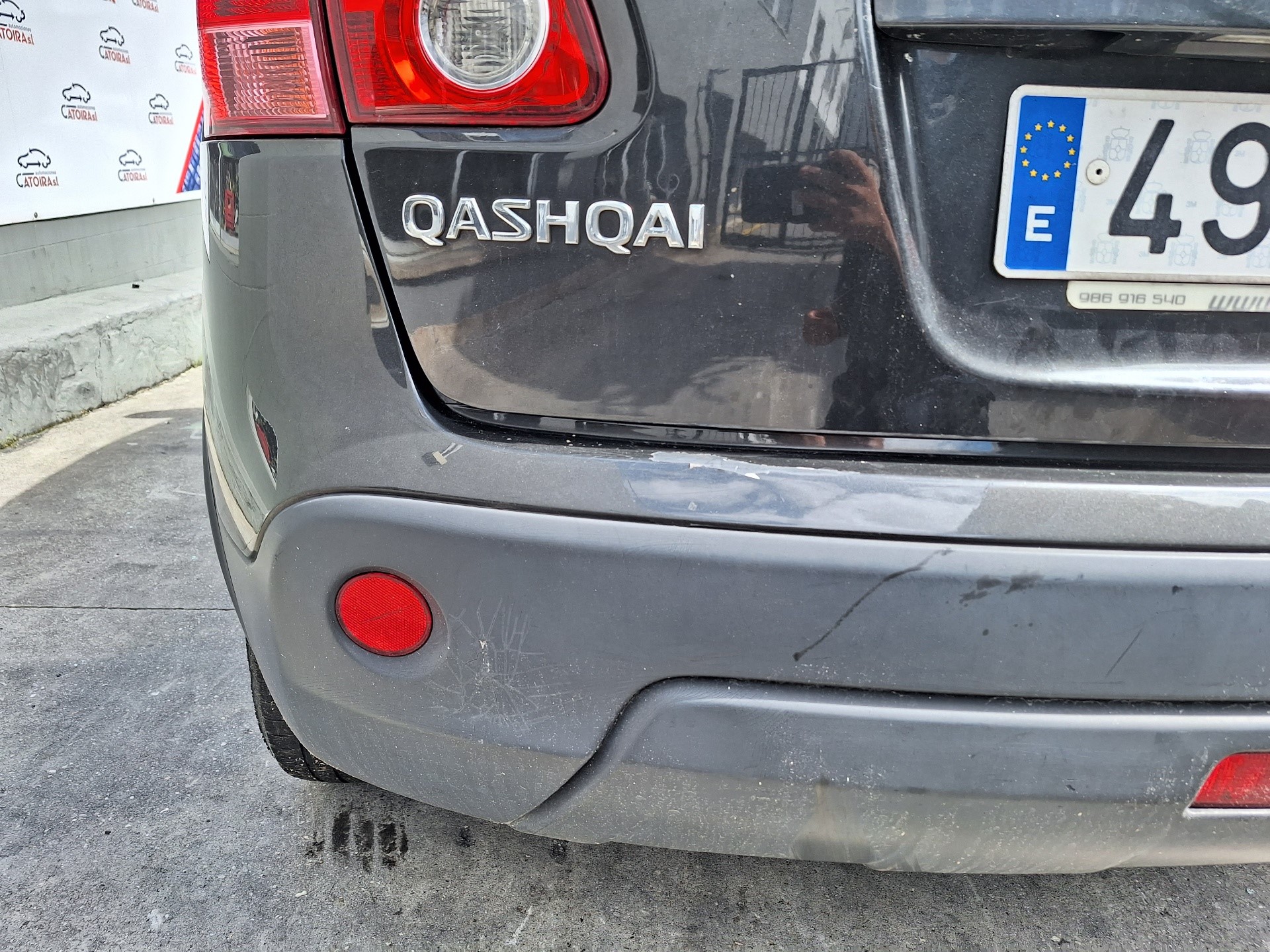 NISSAN Qashqai 1 generation (2007-2014) Бампер задний 85022JD00H 25064048