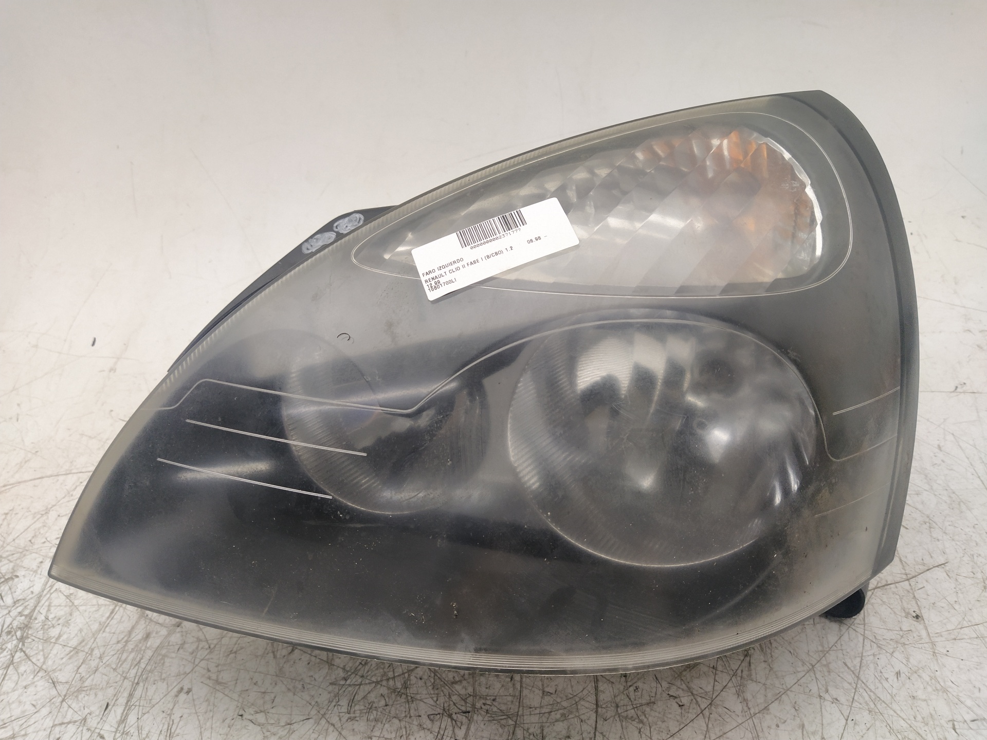 RENAULT Clio 3 generation (2005-2012) Front Left Headlight 15601700LI 25034597