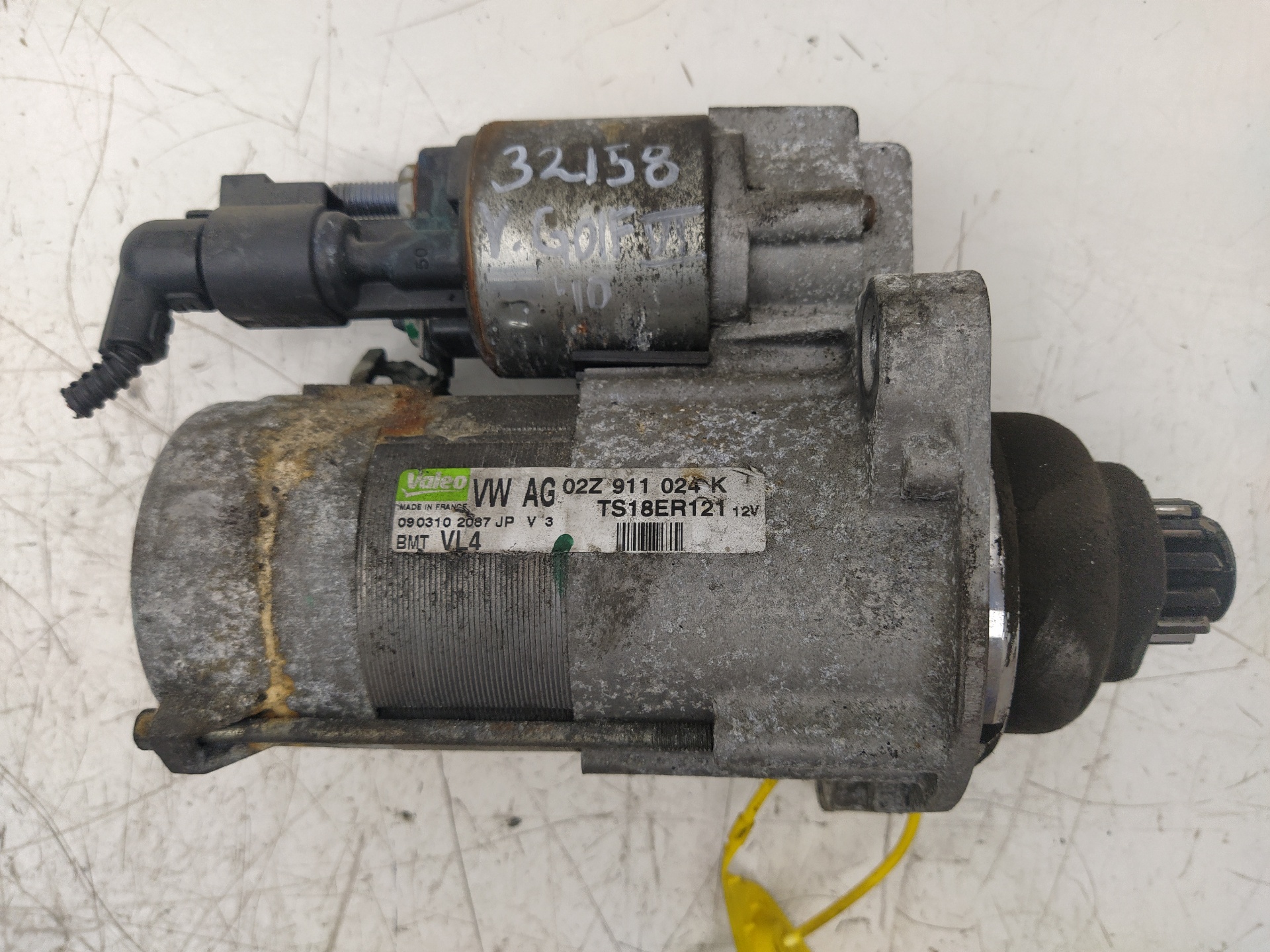 CHEVROLET Golf 6 generation (2008-2015) Starter Motor TS18ER121 24872405