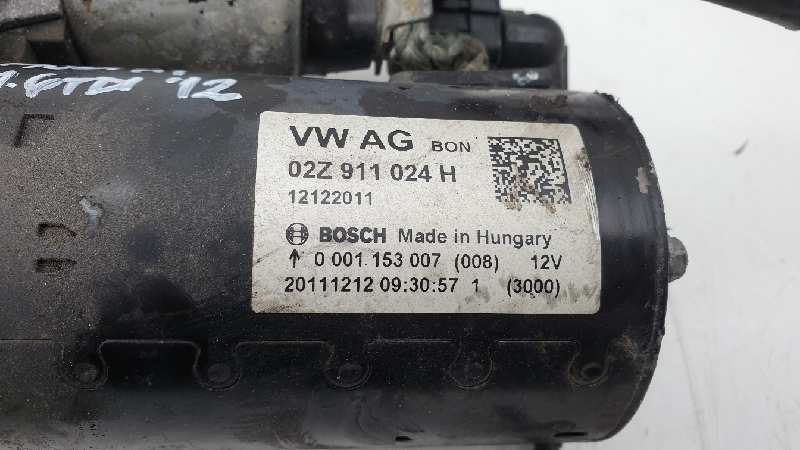 AUDI A7 C7/4G (2010-2020) Starter Motor 02Z911024H, 0001153007 18483982