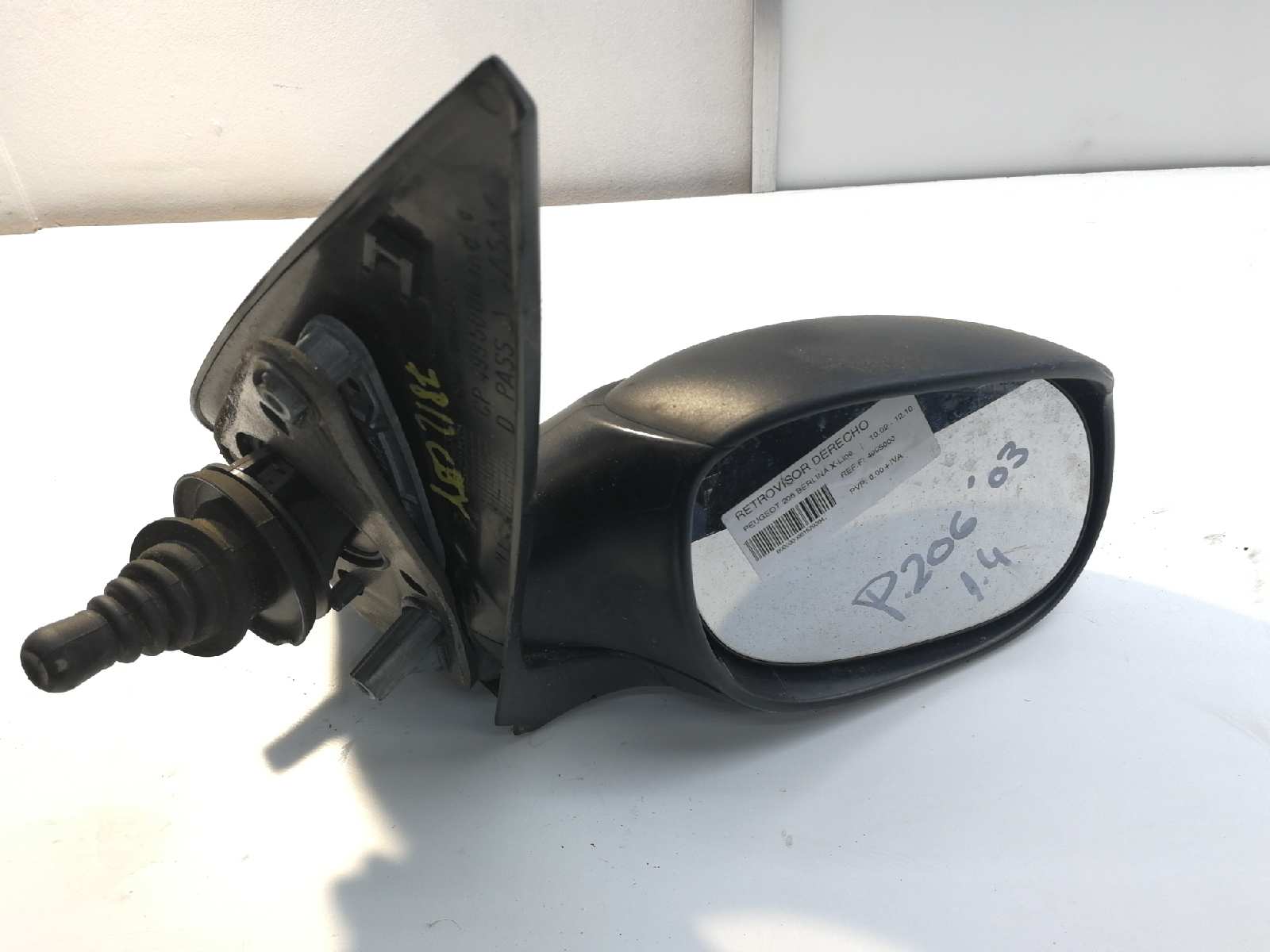 FORD 206 1 generation (1998-2009) Right Side Wing Mirror 4995000 18490301