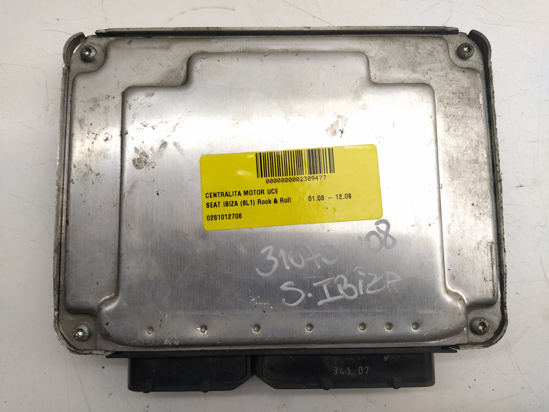 SEAT Ibiza 3 generation (2002-2008) Engine Control Unit ECU 0281012708,045906019BQ 24024820