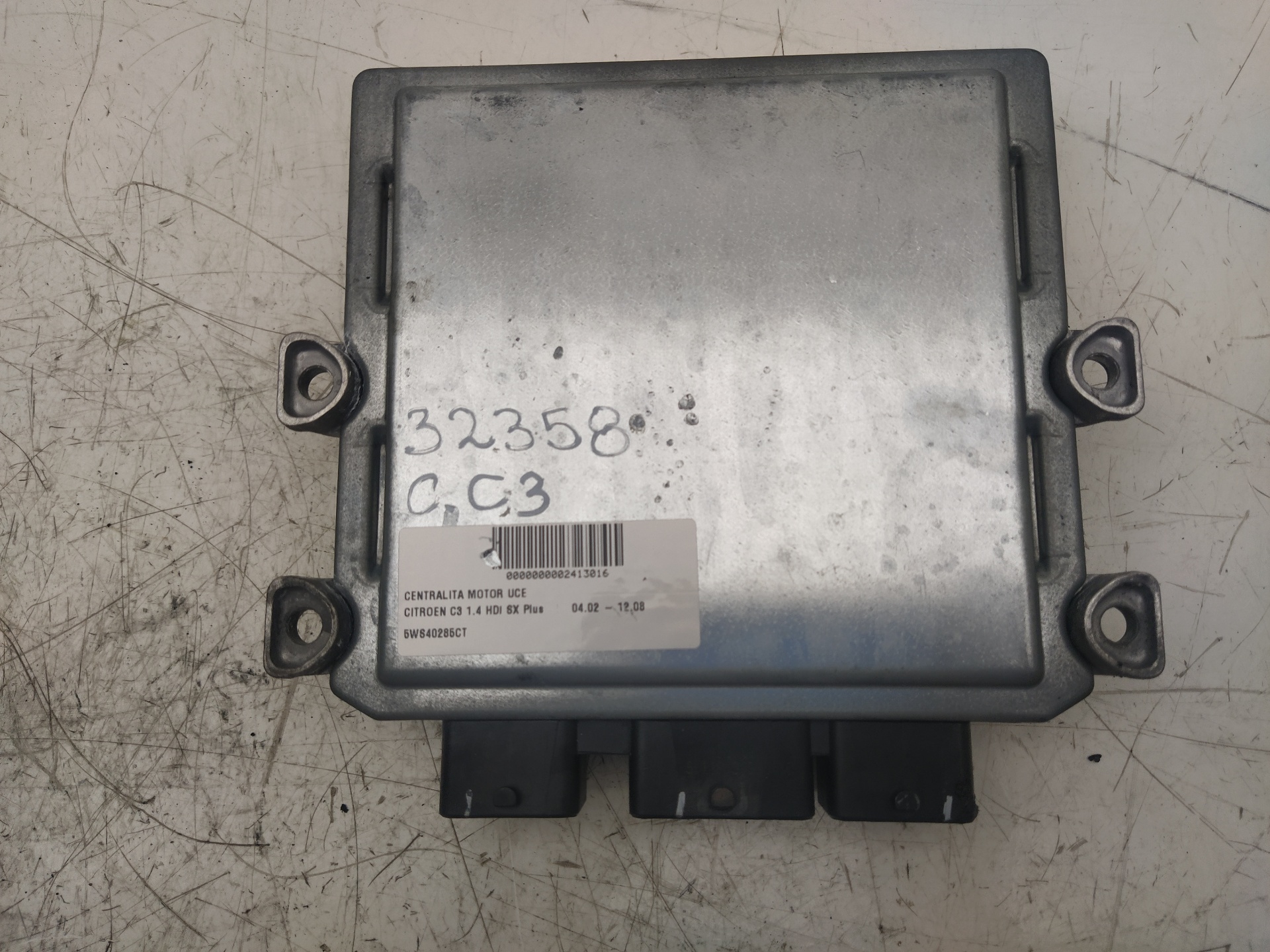 TOYOTA C3 1 generation (2002-2010) Motorkontrollenhet ECU 5WS40285CT 25401640