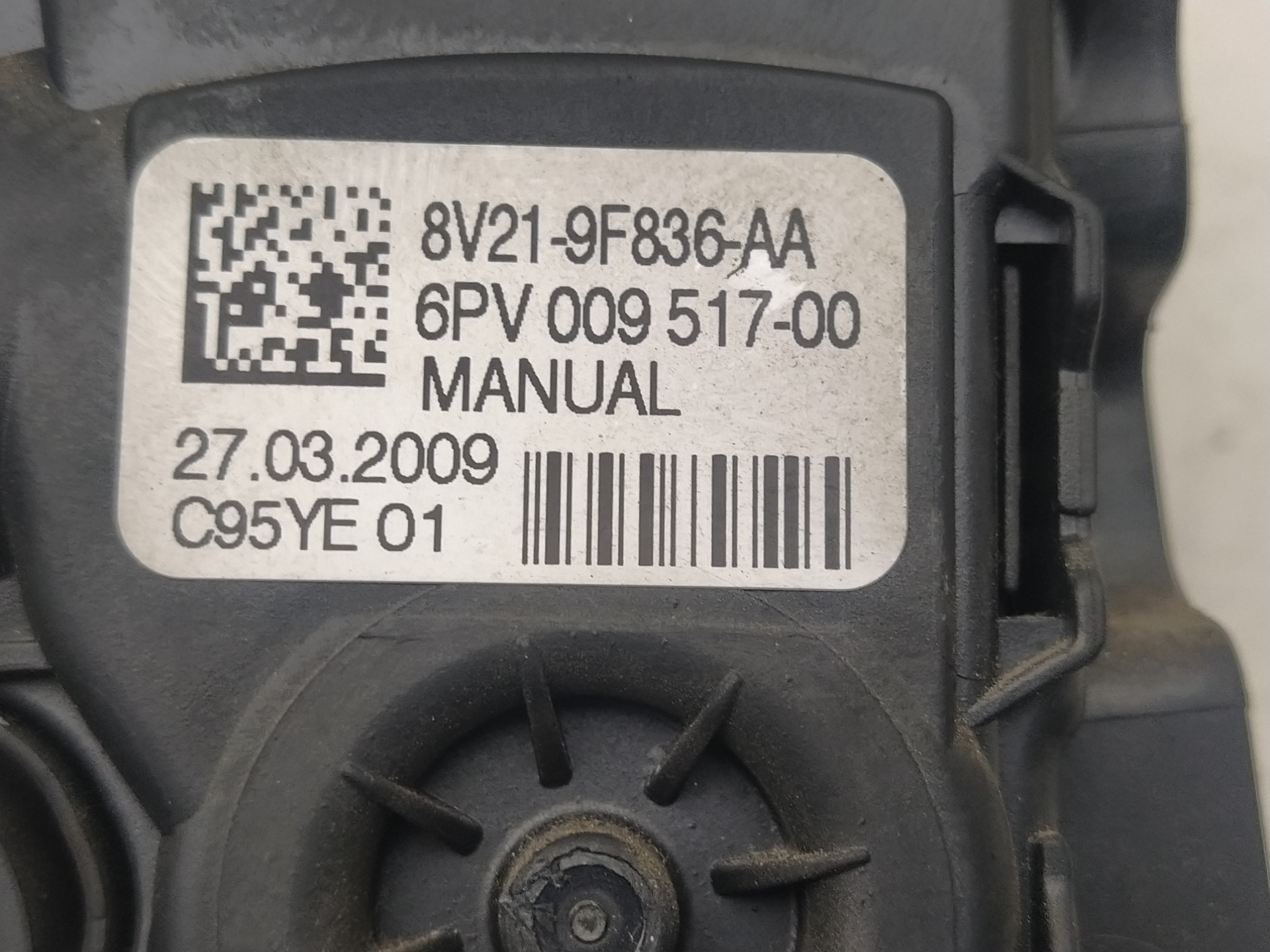 FORD Fiesta 5 generation (2001-2010) Педаль газа 8V219F836AA 23685622