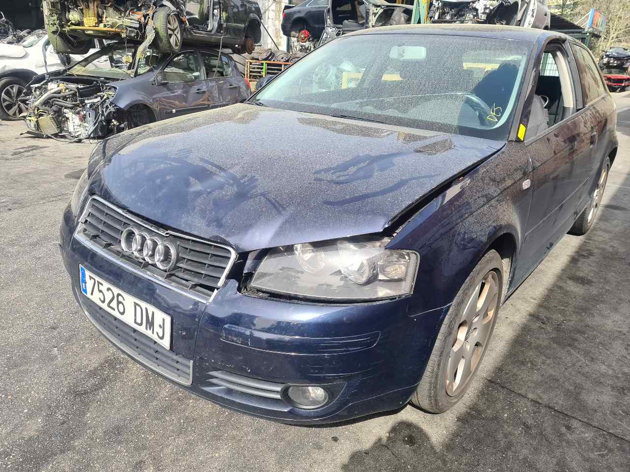 AUDI A2 8Z (1999-2005) Priekinių dešinių durų stiklo pakelėjas 8P3837462C 18549624