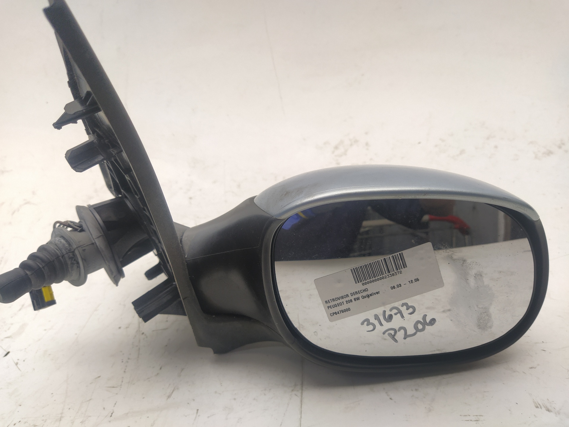PEUGEOT 206 1 generation (1998-2009) Right Side Wing Mirror CP6475000 22859337