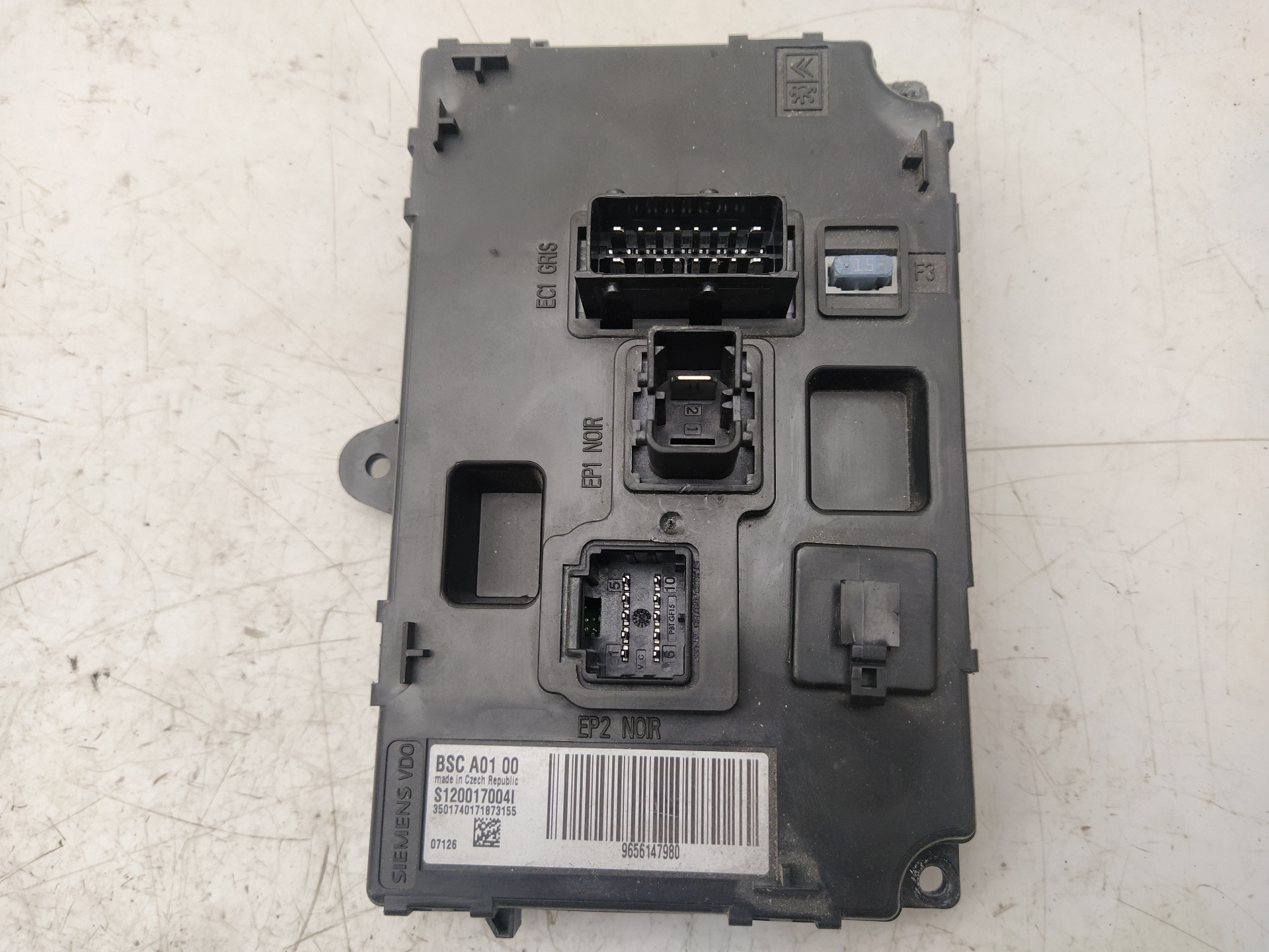 PEUGEOT 207 1 generation (2006-2009) Other Control Units BSCA0100, S120017004I 24030693