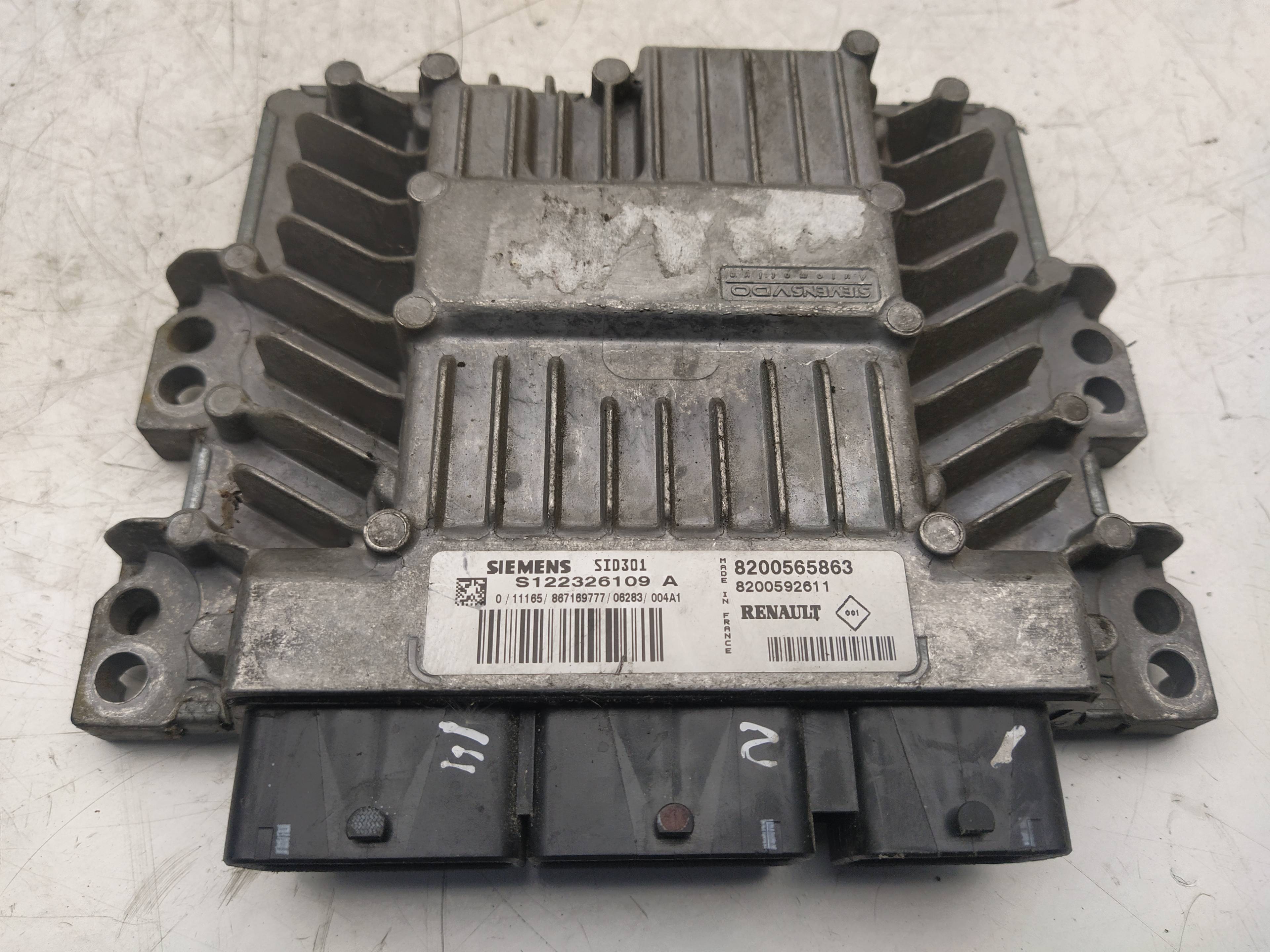 DODGE Scenic 2 generation (2003-2010) Engine Control Unit ECU 8200565863,S122326109A 18624978