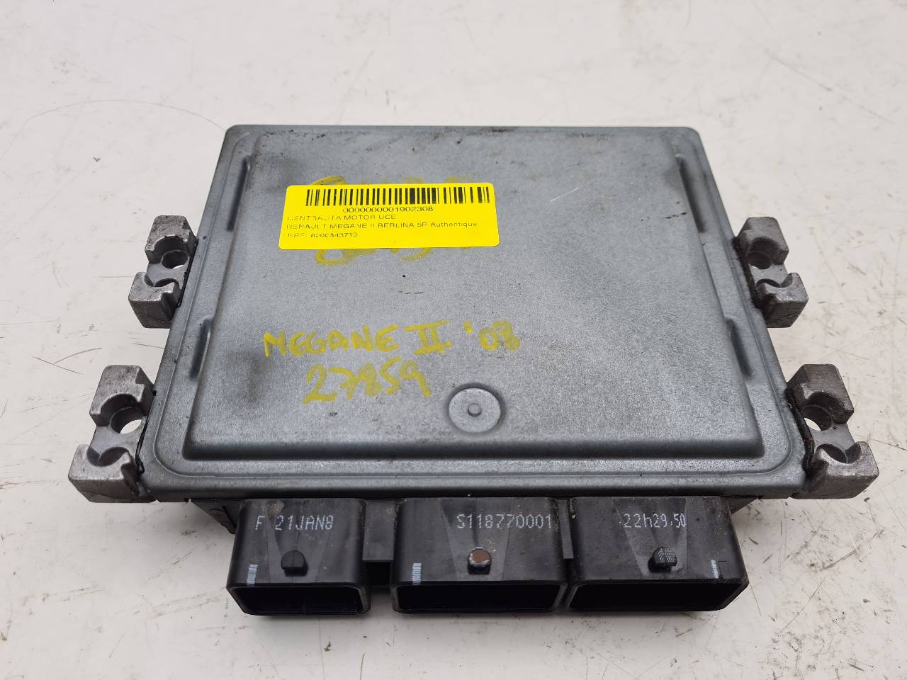 RENAULT Megane 2 generation (2002-2012) Engine Control Unit ECU 8200843713,8200807626 18555431