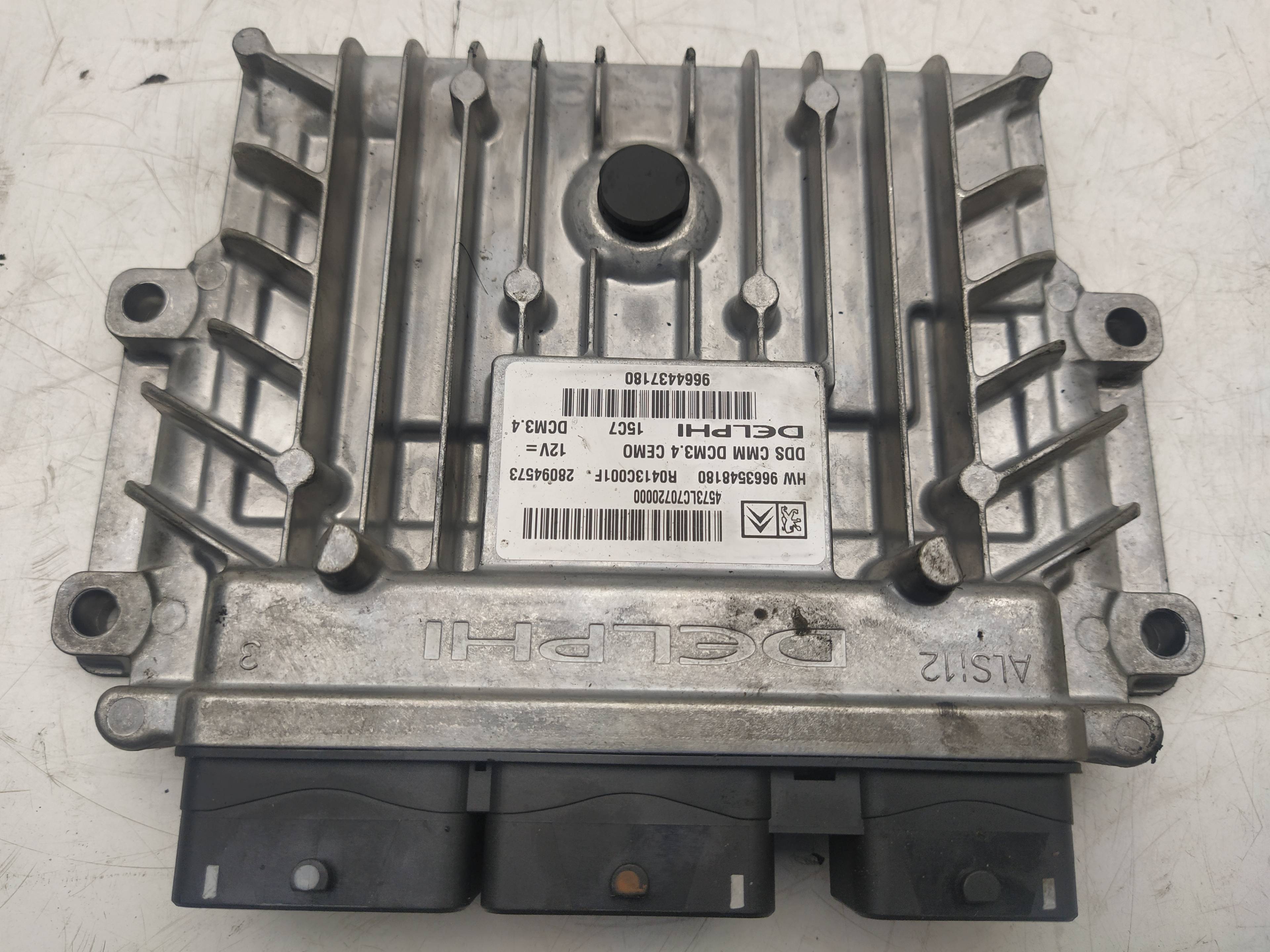 RENAULT 407 1 generation (2004-2010) Engine Control Unit ECU 9663548180 18618938