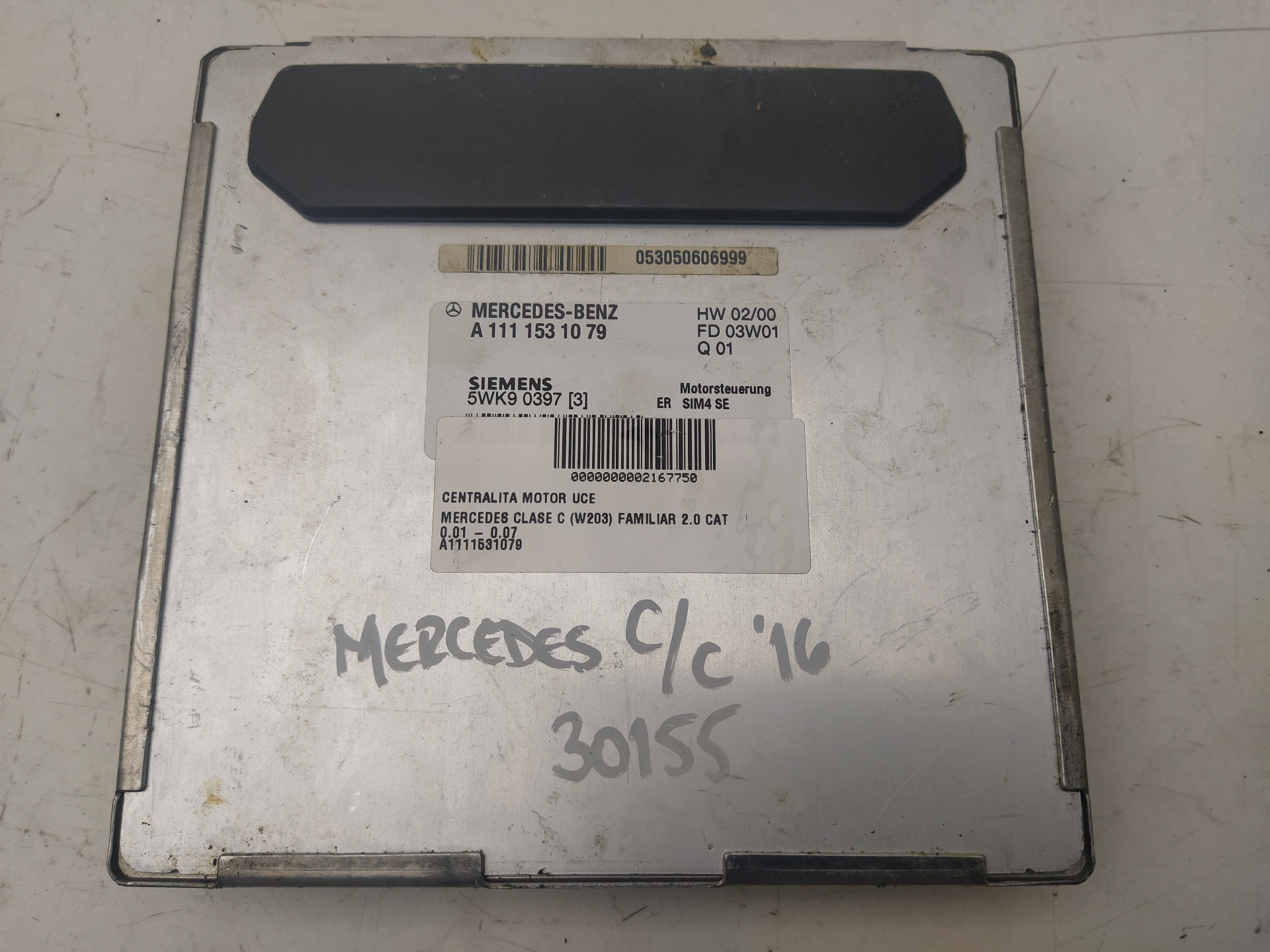 MERCEDES-BENZ C-Class W203/S203/CL203 (2000-2008) Variklio kompiuteris A1111531079, 5WK90397 23685583