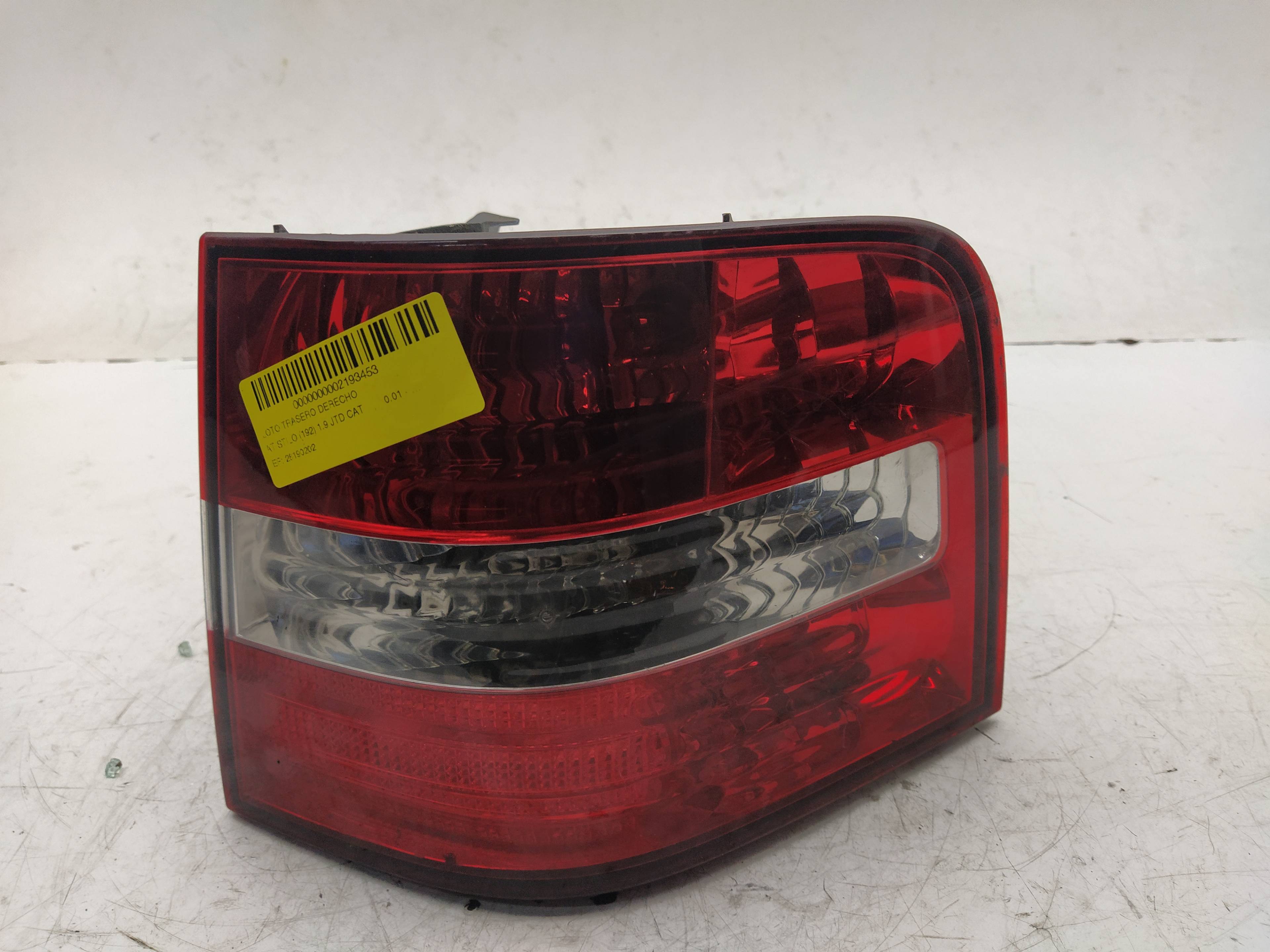 FIAT Stilo 1 generation (2001-2010) Rear Right Taillight Lamp 28190202 18632487