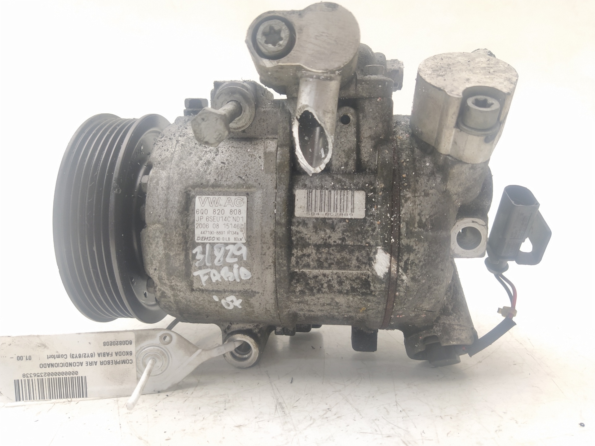 SKODA Fabia 6Y (1999-2007) Air Condition Pump 6Q0820808 23685657