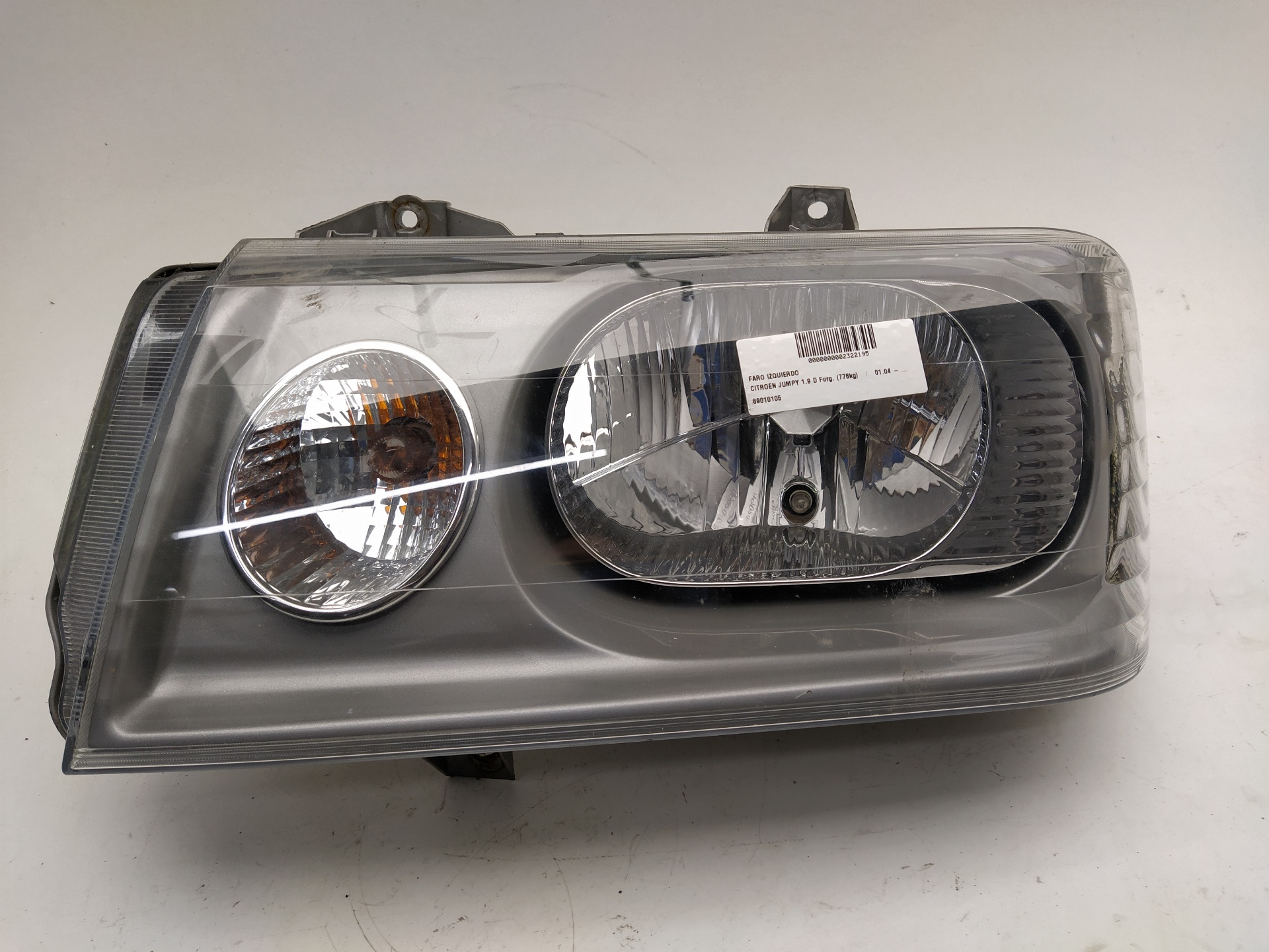 CITROËN Jumpy 1 generation (1994-2006) Front Left Headlight 89010105 22499559
