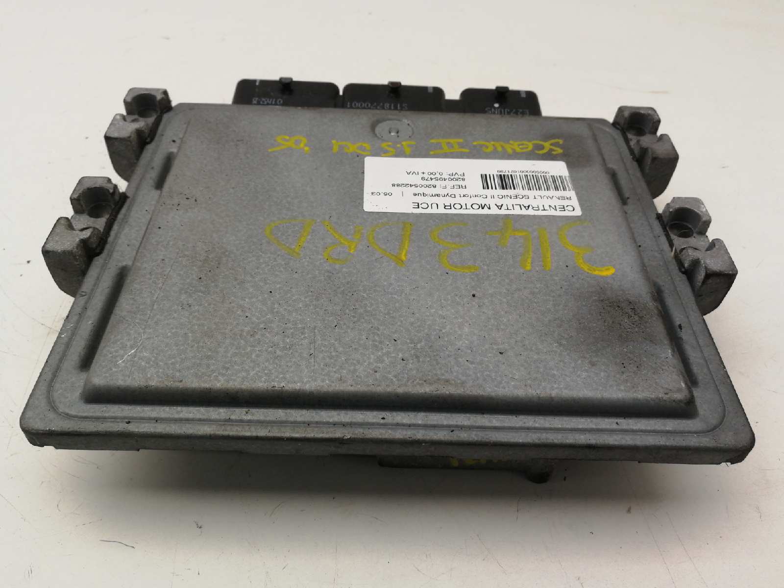 DODGE Scenic 2 generation (2003-2010) Engine Control Unit ECU 8200542288,8200495479,A122326107A 18412671