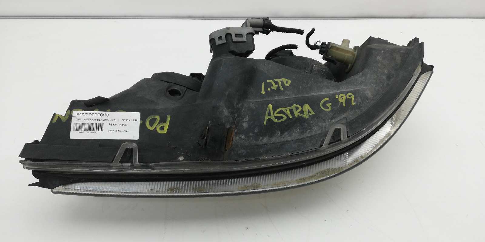 OPEL Astra H (2004-2014) Front Right Headlight 148438 24006093