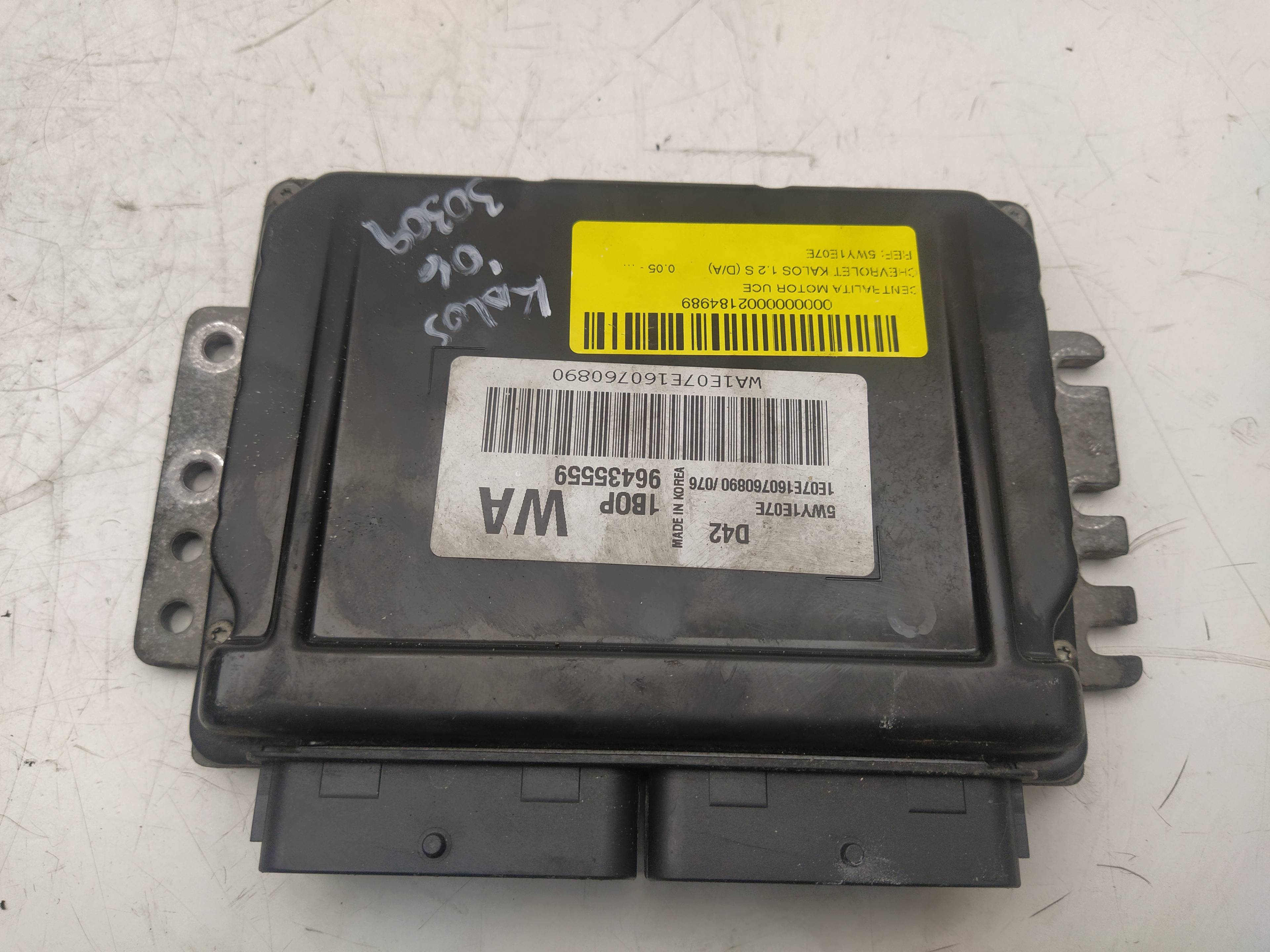 MITSUBISHI Kalos 1 generation (2002-2020) Calculateur d'unité de commande du moteur 5WY1E07E,96435559 18630589