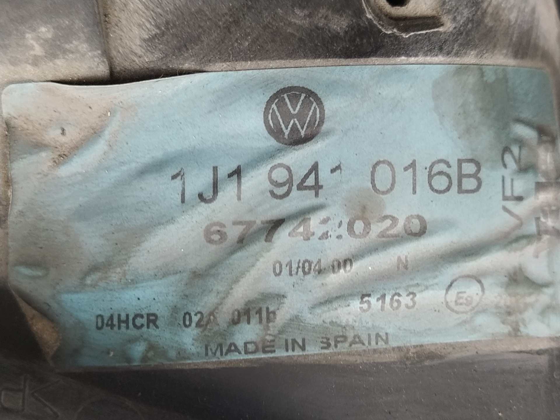 VOLKSWAGEN Golf 4 generation (1997-2006) Front Høyre Frontlykt 1J1941016B 25028424