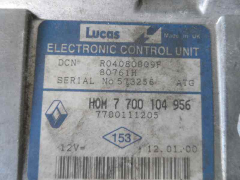 RENAULT Clio 1 generation (1990-1998) Engine Control Unit ECU 7700111205 18352512