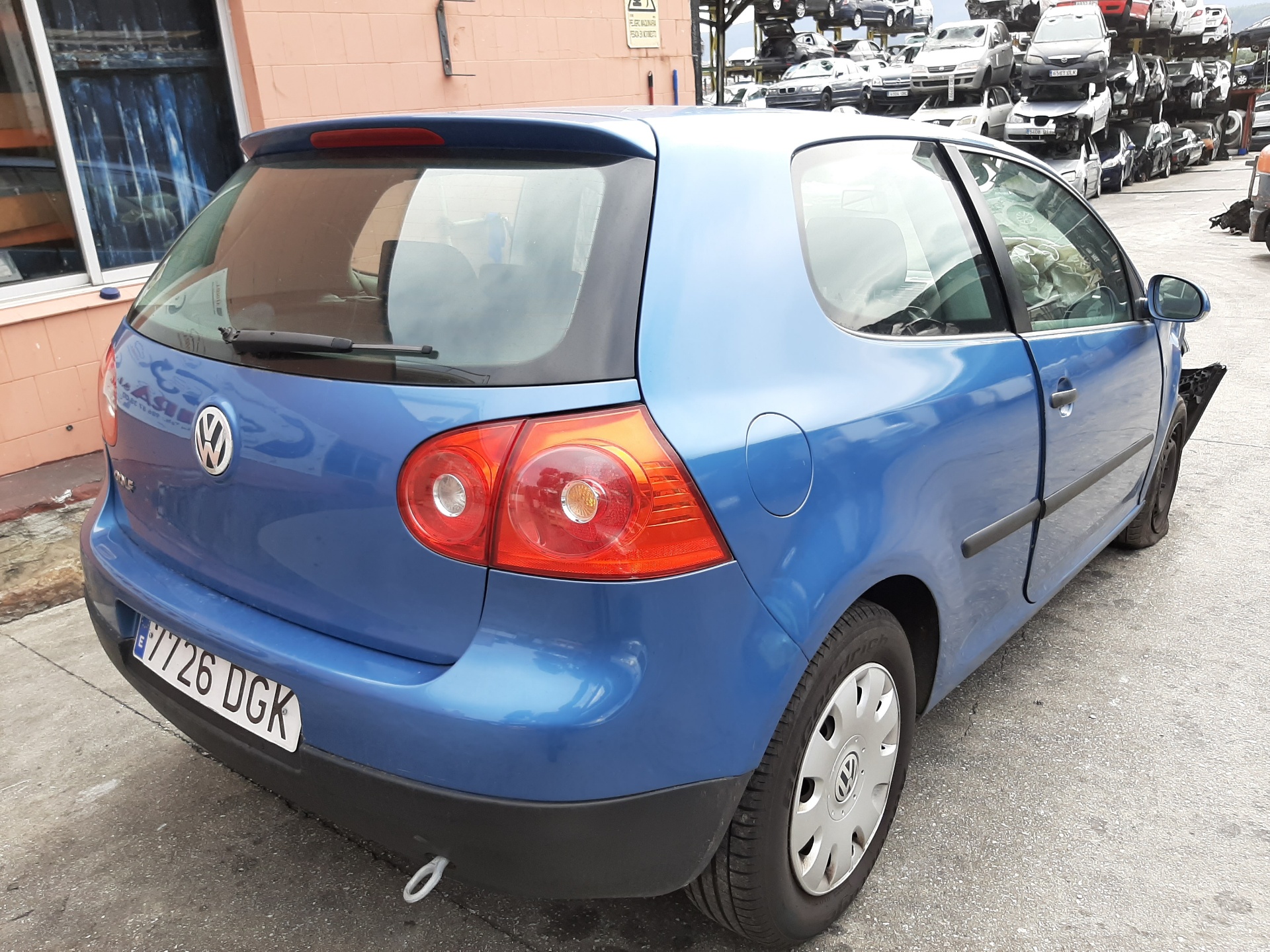 VOLKSWAGEN Golf 5 generation (2003-2009) Jobb első ajtó zárja 3D1837016AC 18567154