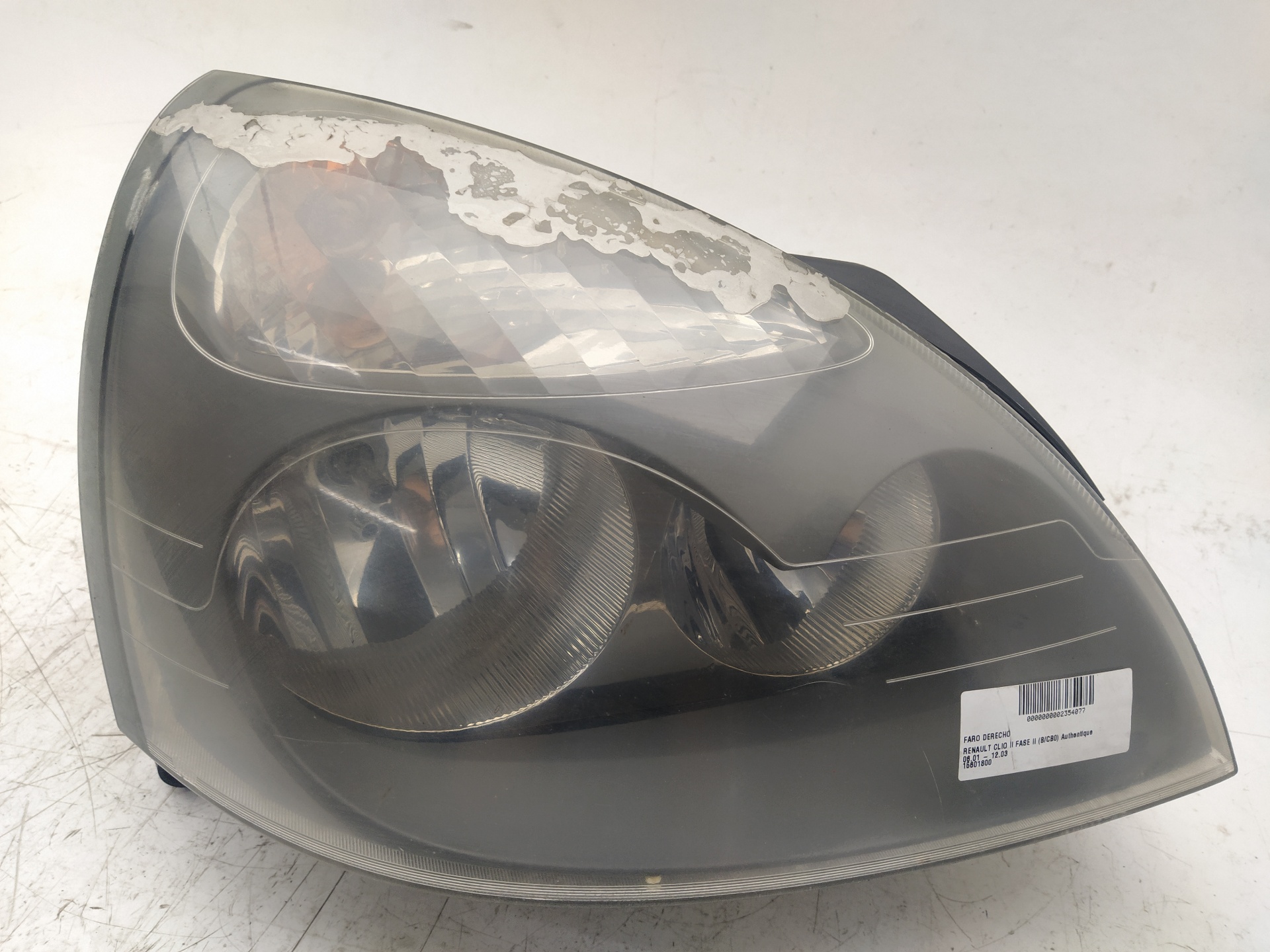 RENAULT Clio 3 generation (2005-2012) Front Right Headlight 15601800 23243626