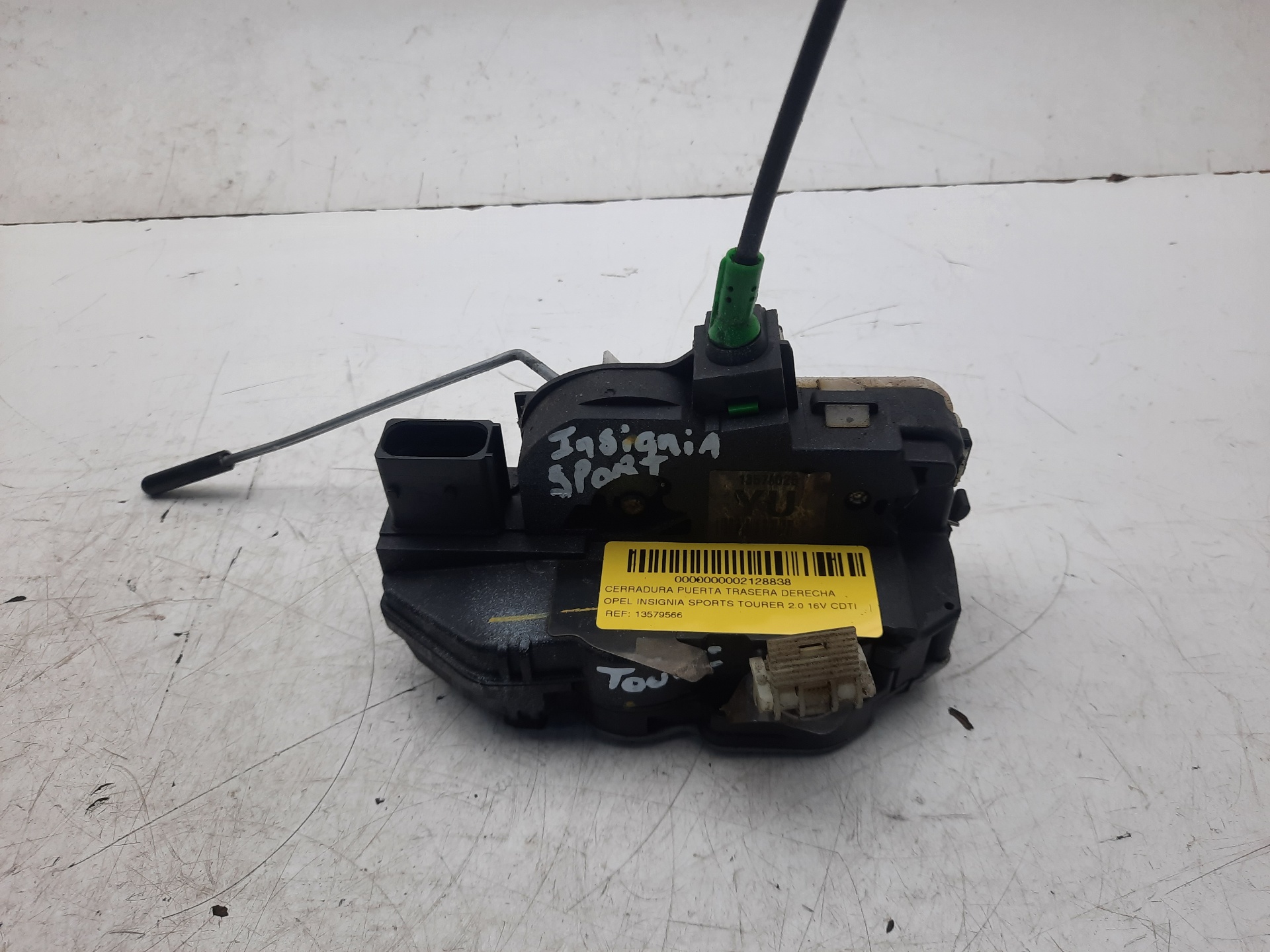 OPEL Insignia A (2008-2016) Rear Right Door Lock 13579566 18611667