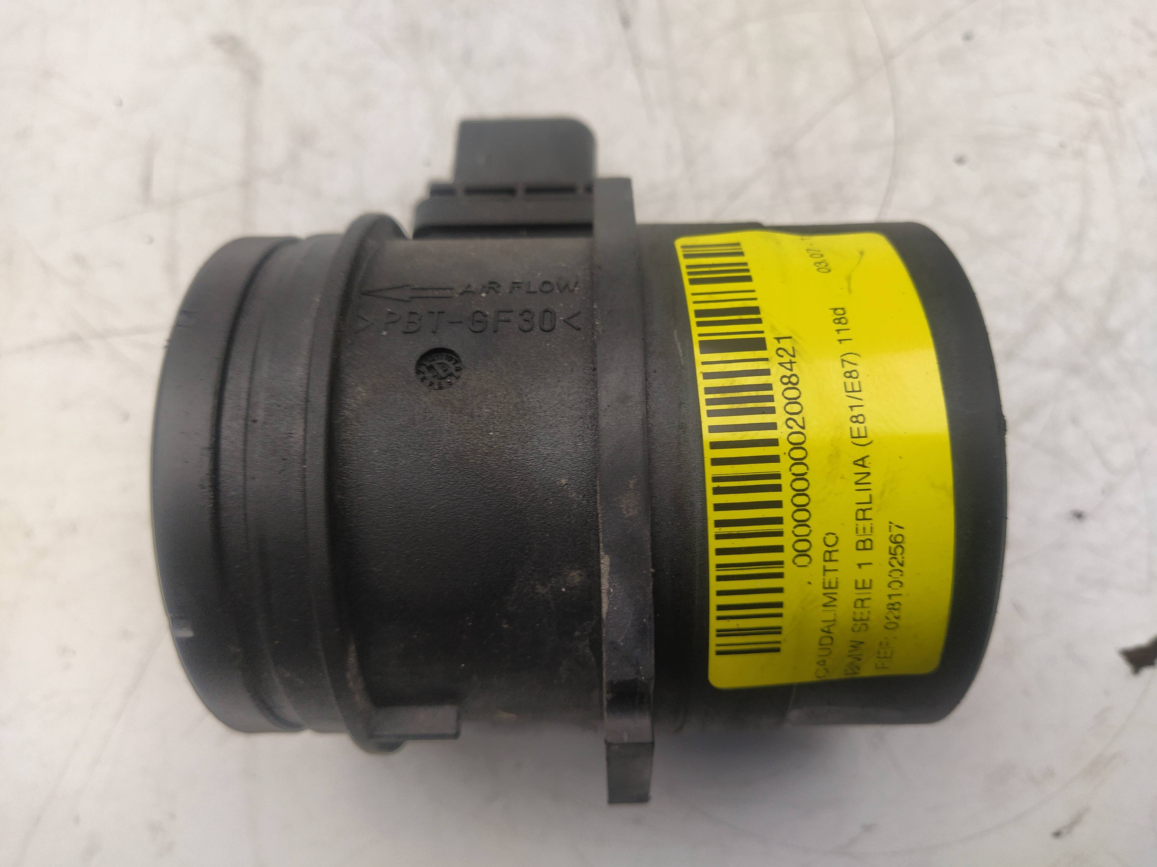 BMW 1 Series E81/E82/E87/E88 (2004-2013) Mass Air Flow Sensor MAF 0281002567 18575643