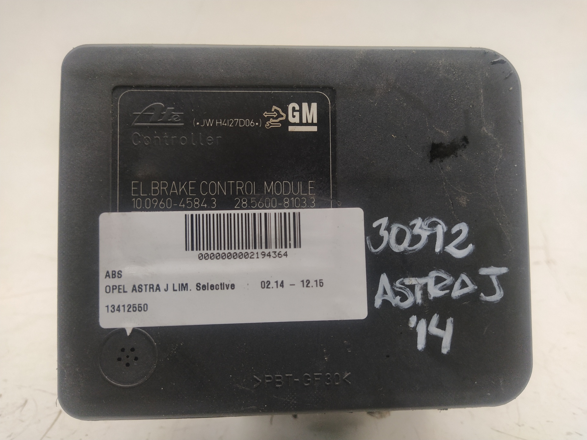 OPEL Astra J (2009-2020) ABS blokas 13412550 21121820
