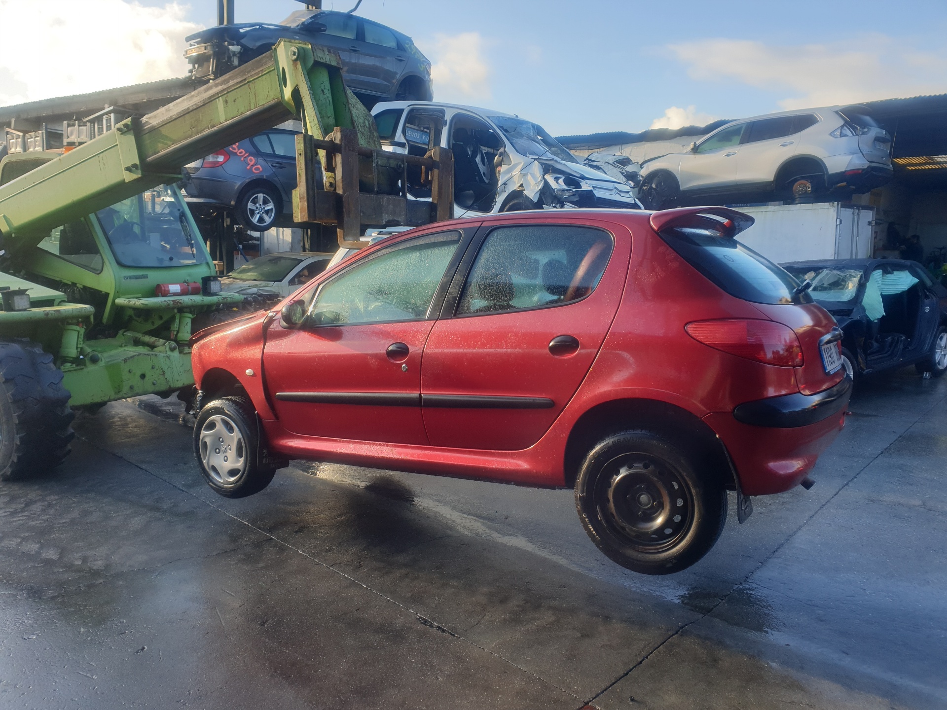 PEUGEOT 206 1 generation (1998-2009) Höger sidospegel 6475000 18630650