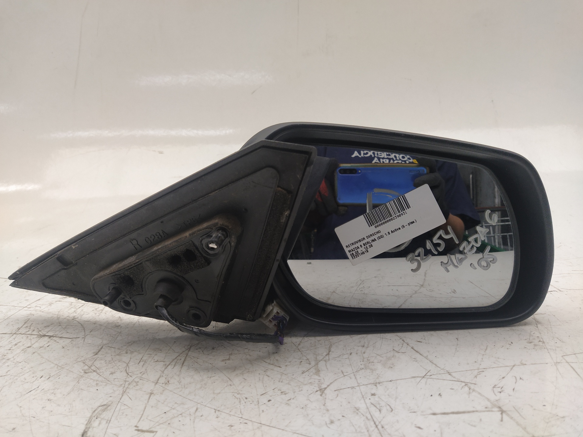 MAZDA 6 GG (2002-2007) Right Side Wing Mirror 22201H519 25028383
