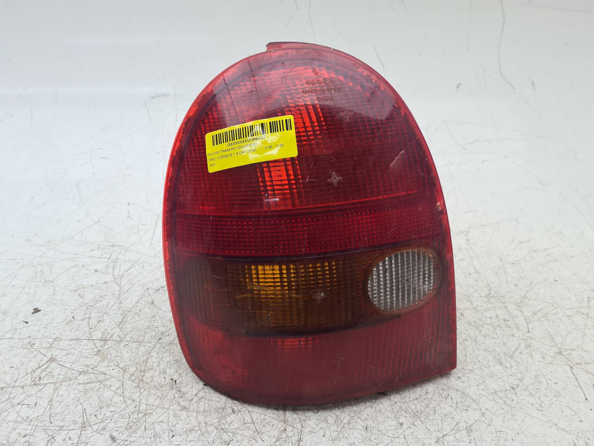 OPEL Corsa B (1993-2000) Rear Left Taillight 8R0945093 18599799