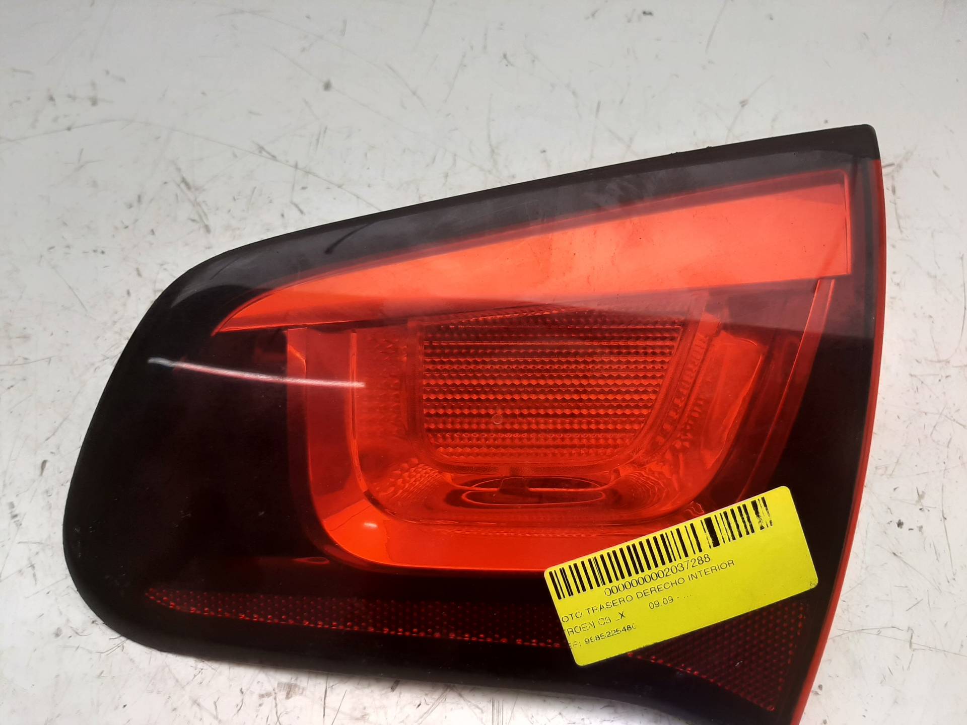 CITROËN C1 1 generation (2005-2016) Rear Right Taillight Lamp 9685225480 24010358