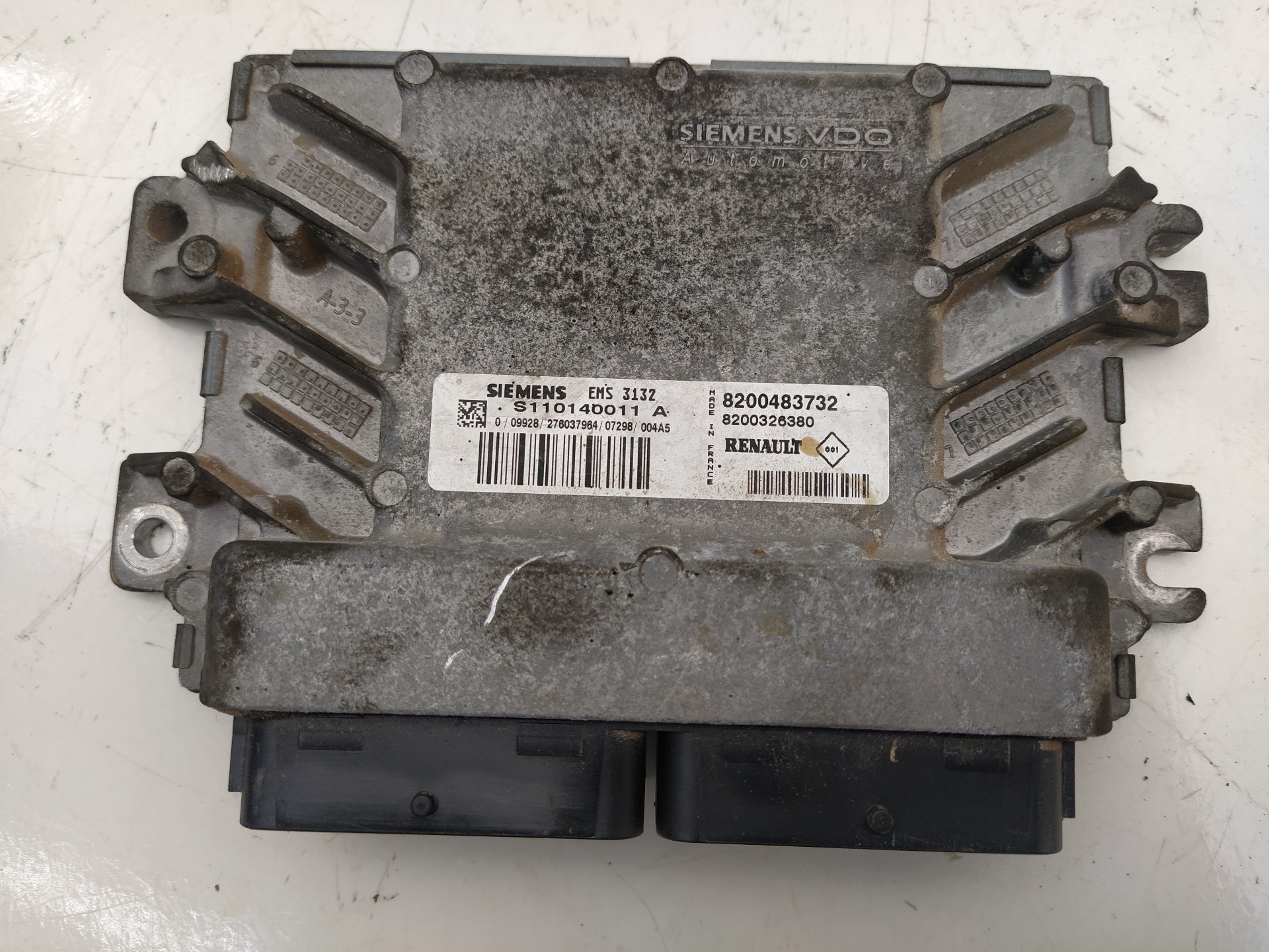 DACIA Logan 1 generation (2004-2012) Engine Control Unit ECU 8200483732,8200326380,S110140011A 25028389