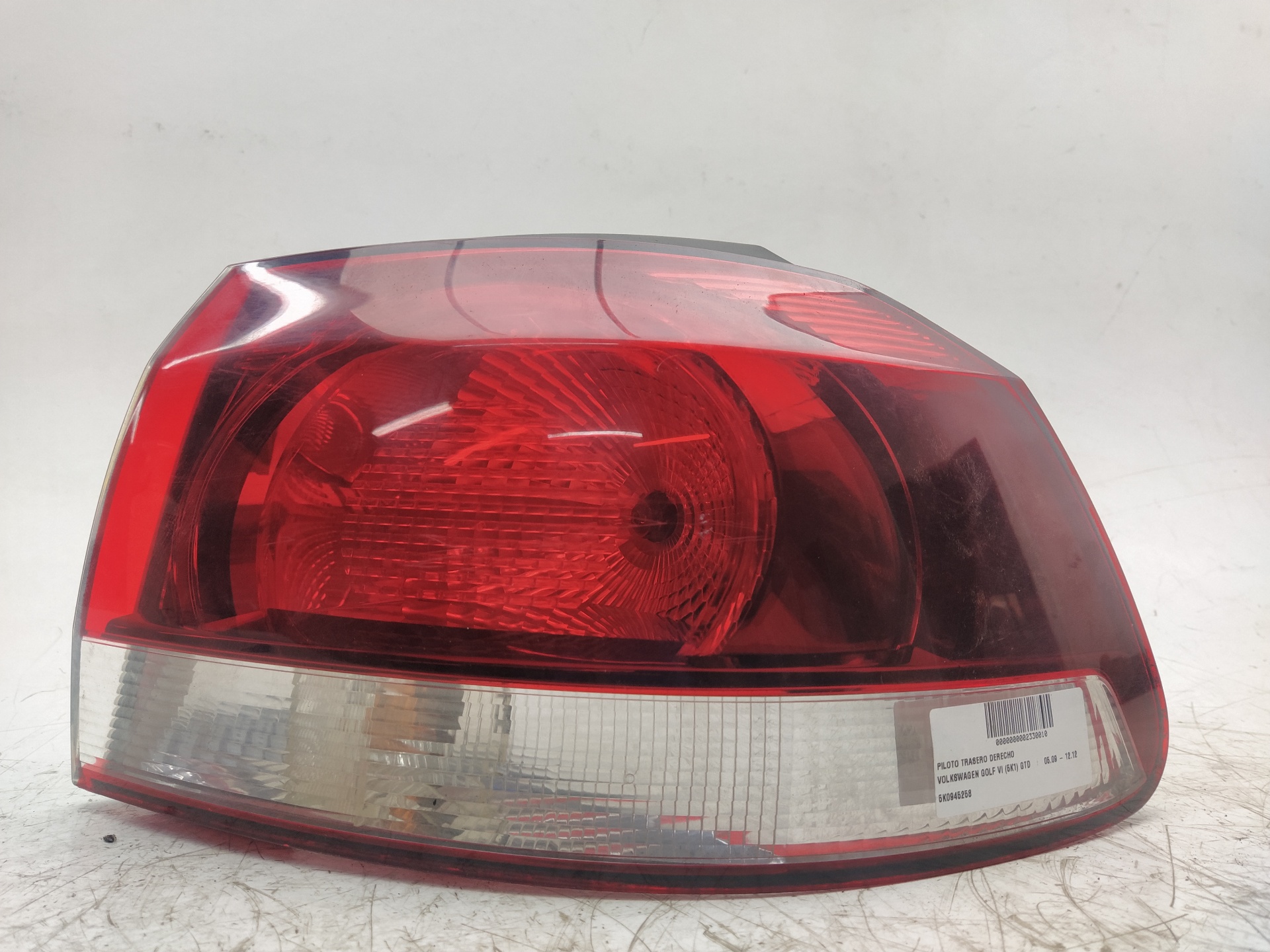 VOLKSWAGEN Golf 6 generation (2008-2015) Rear Right Taillight Lamp 5K0945258 25041924